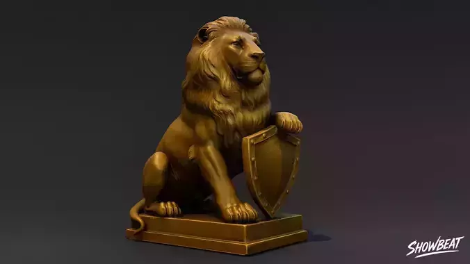 Lion Statue V6