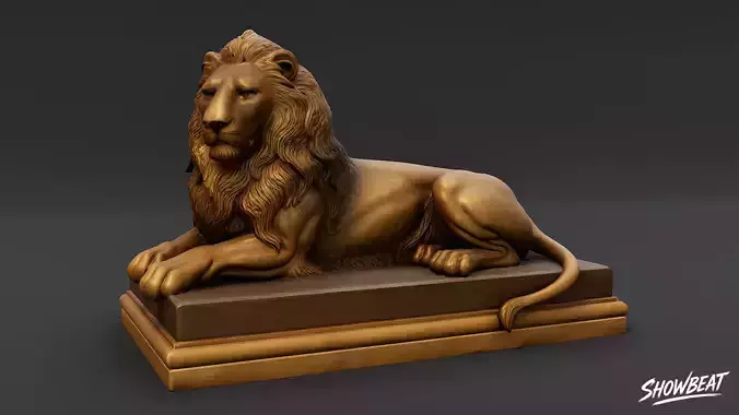 Lion Statue V8