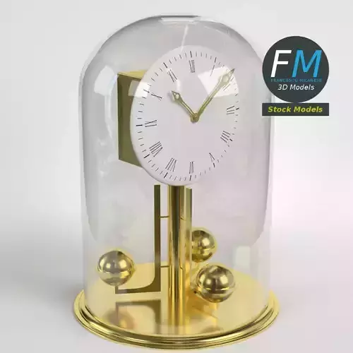 Vintage brass clock