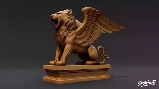 Lion Statue V11