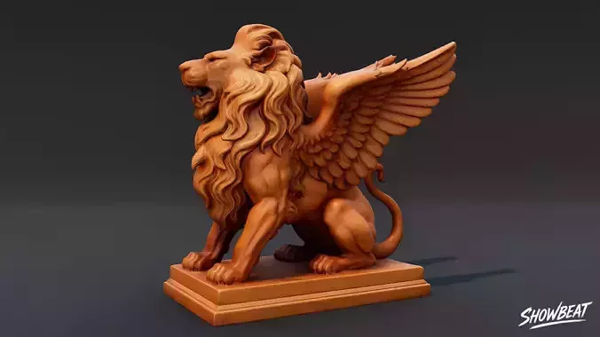 Lion Statue V12