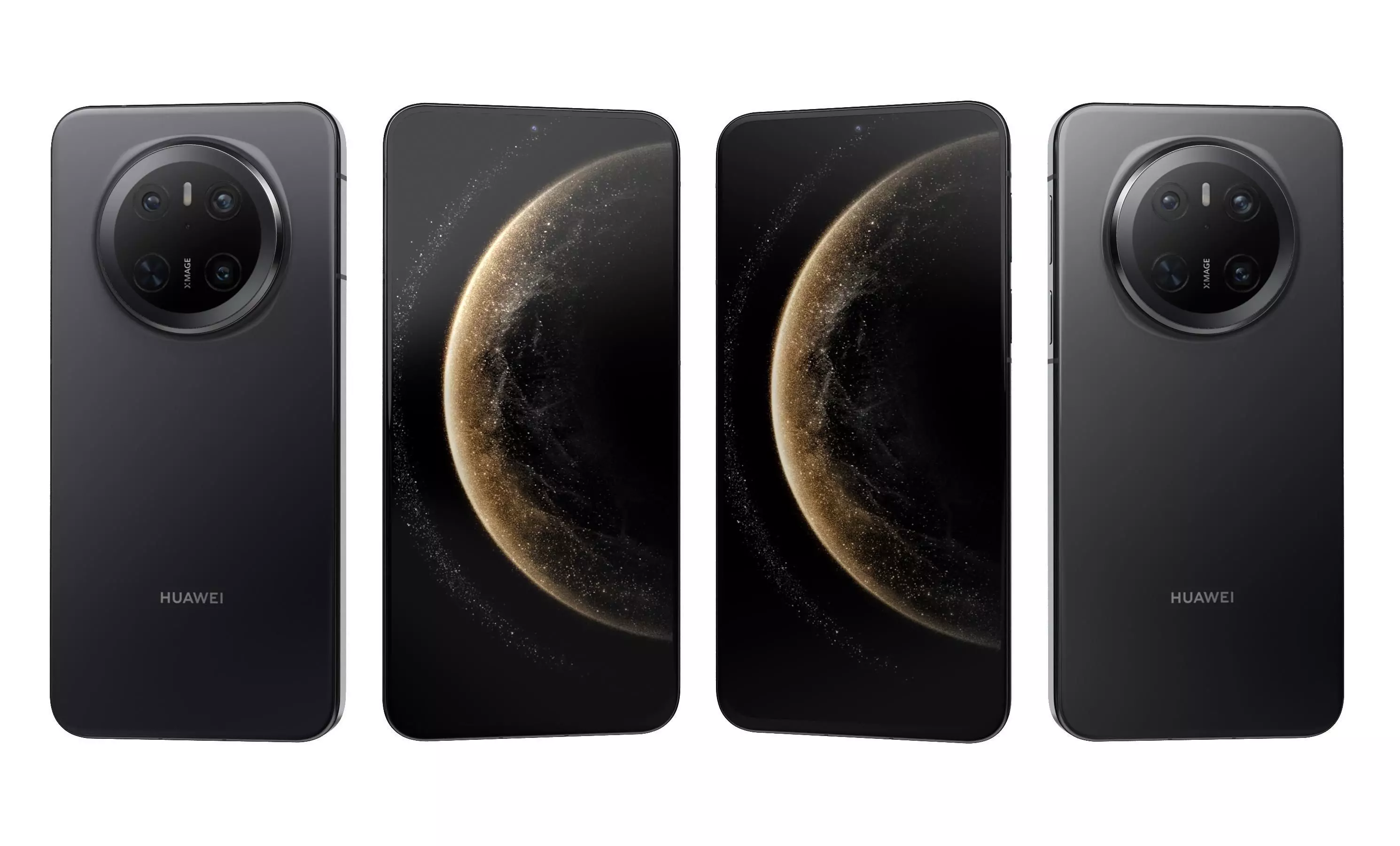 Huawei Mate 70 Obsidian Black High Poly 3D model_27