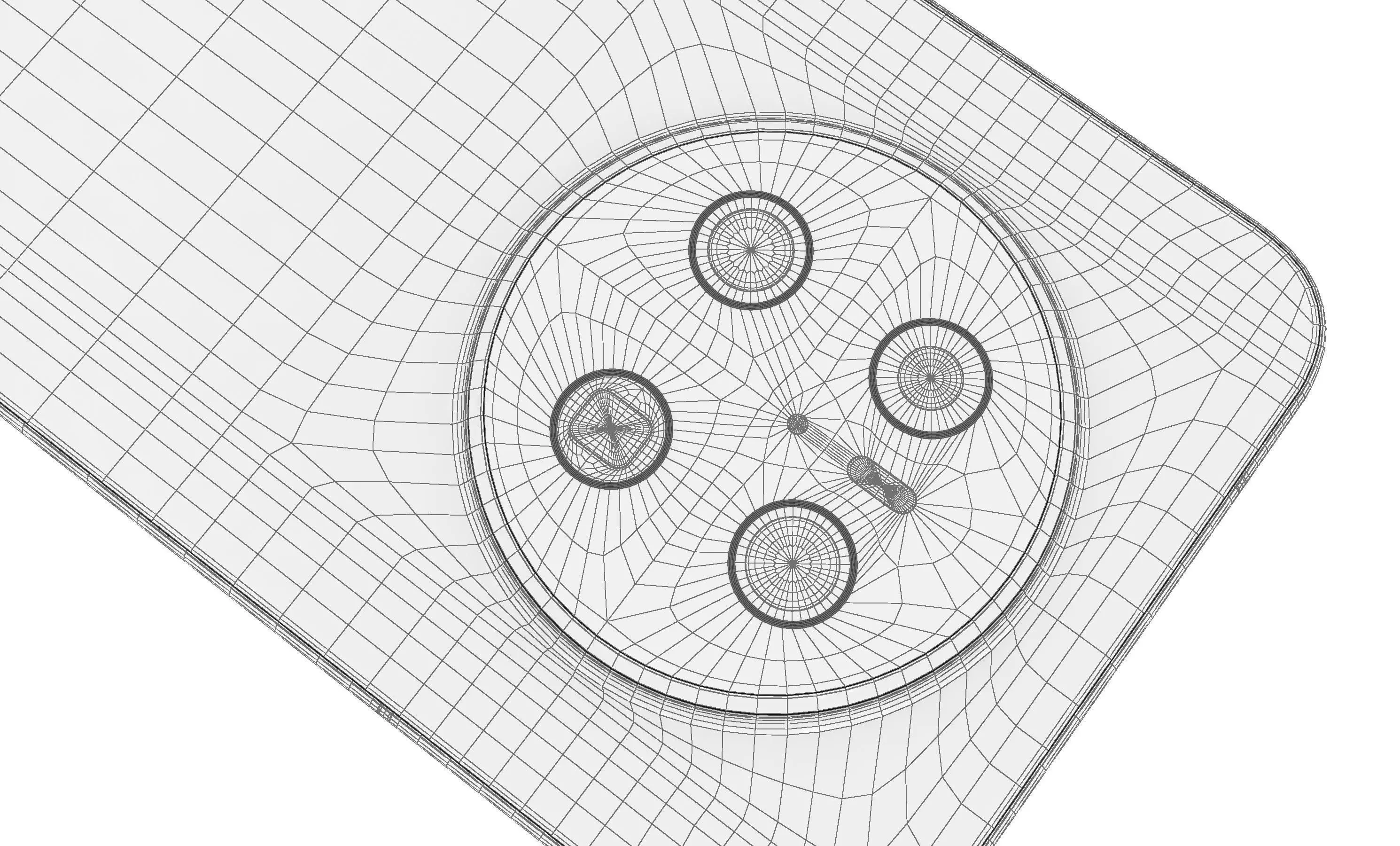 Huawei Mate 70 Obsidian Black High Poly 3D model_21