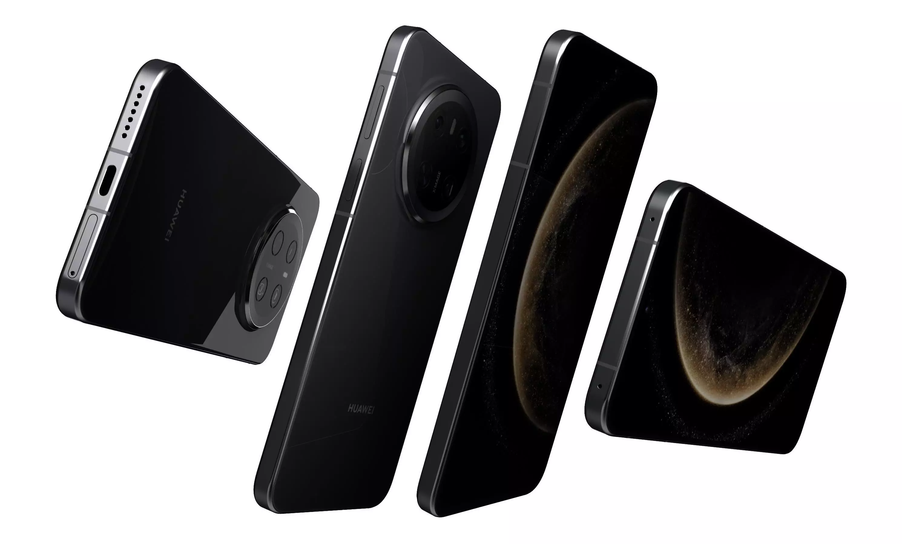 Huawei Mate 70 Obsidian Black High Poly 3D model_5