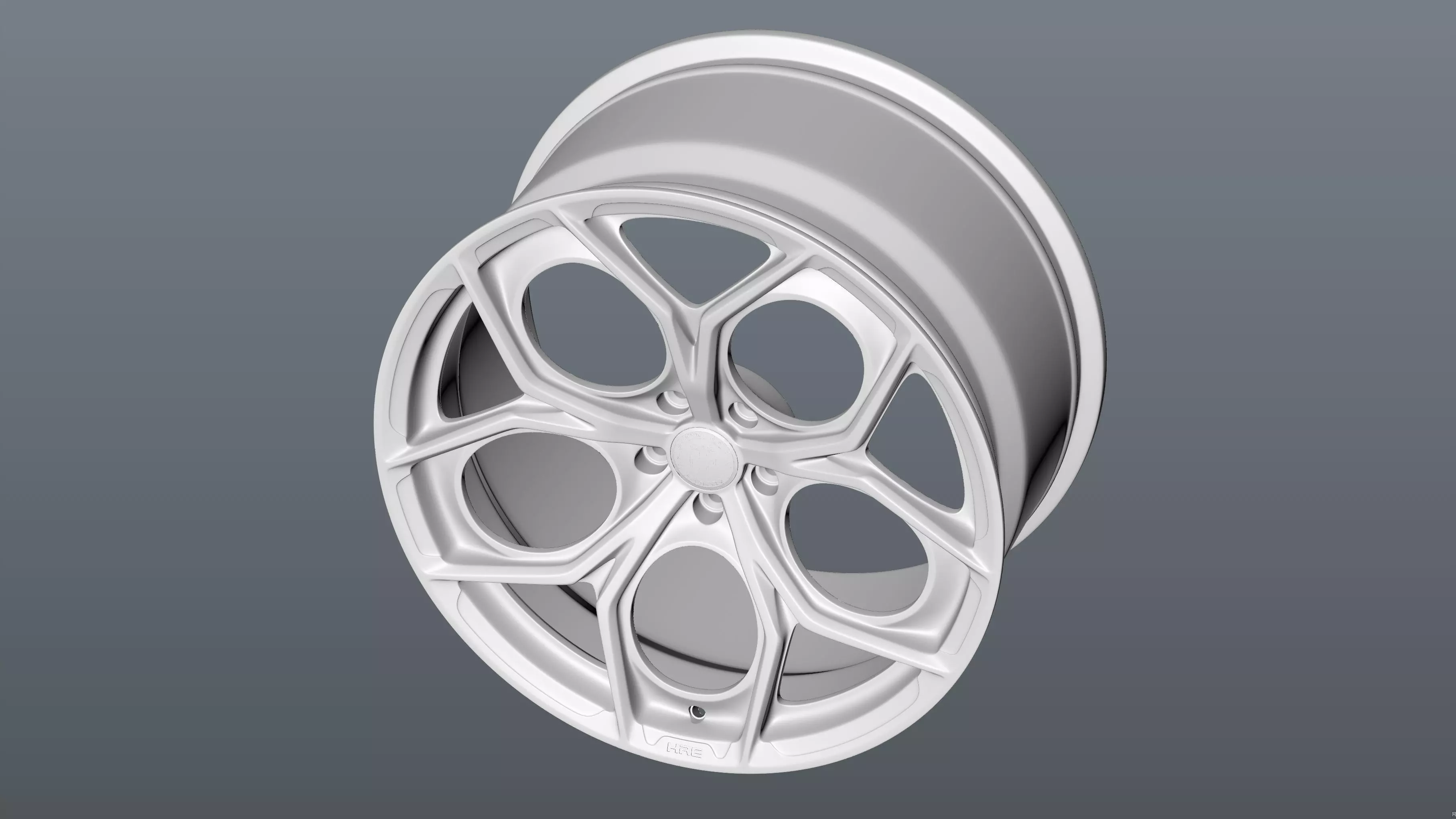 HRE P111SC car rim Low-poly 3D model_13
