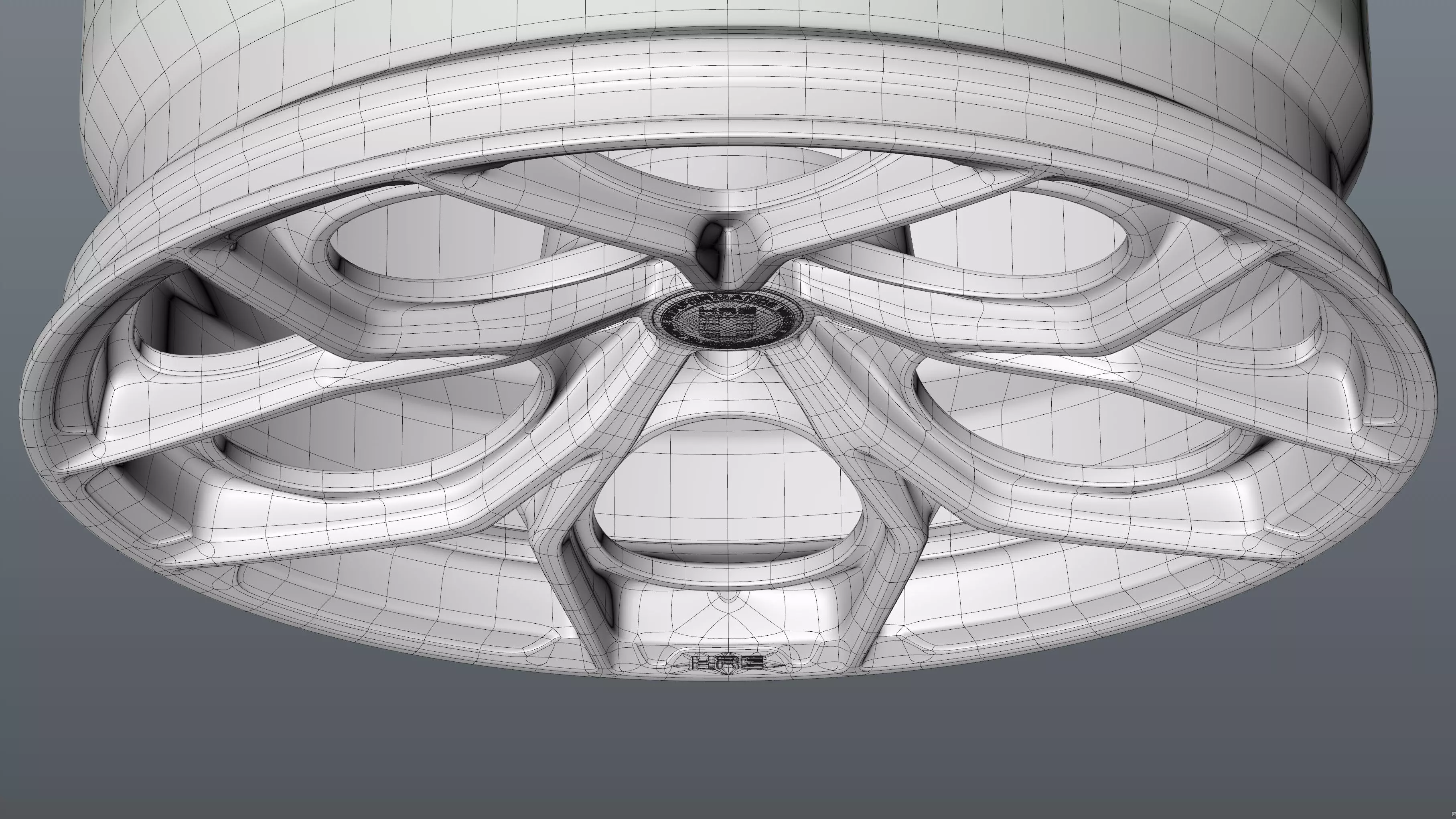 HRE P111SC car rim Low-poly 3D model_31