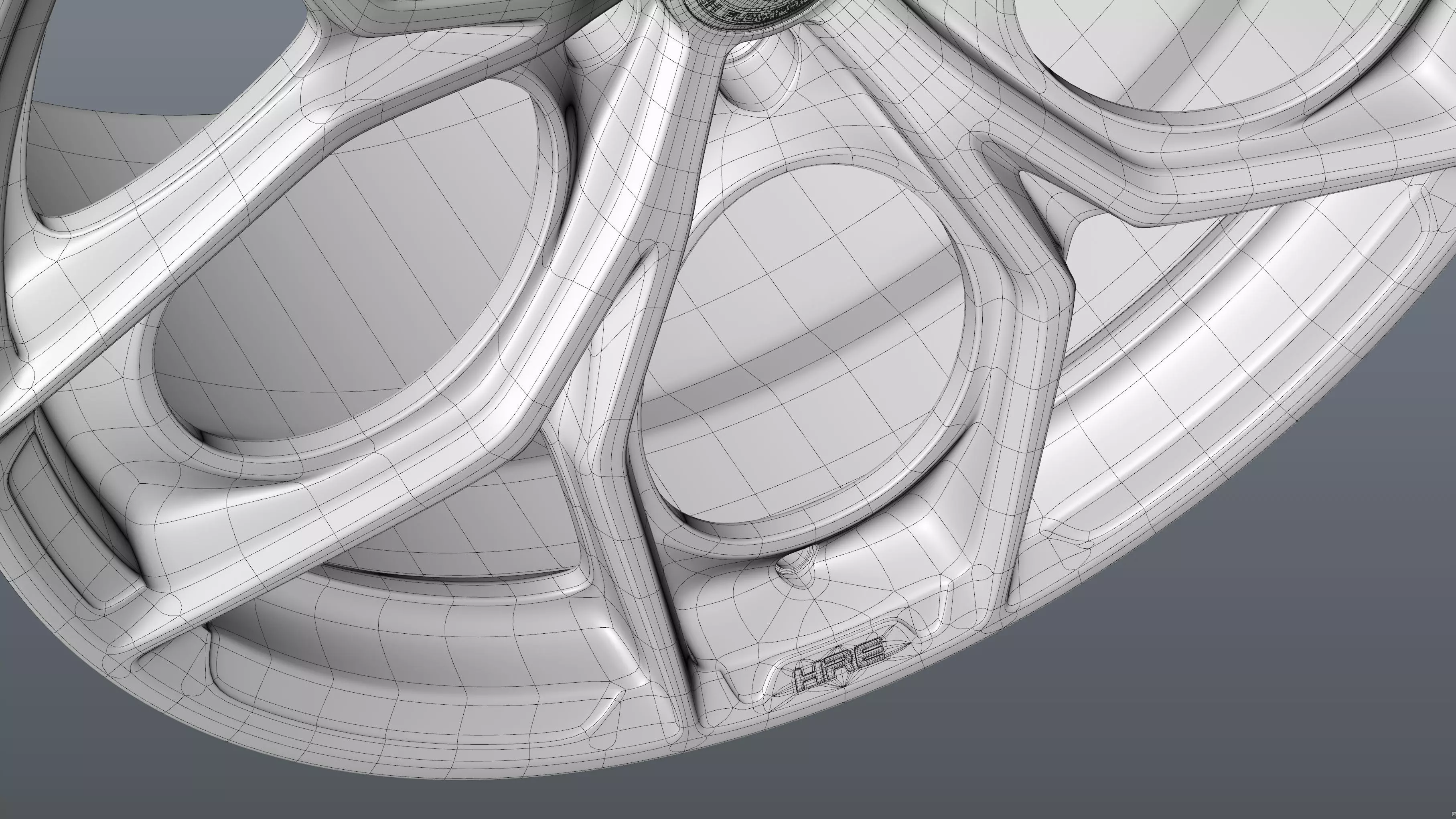 HRE P111SC car rim Low-poly 3D model_28