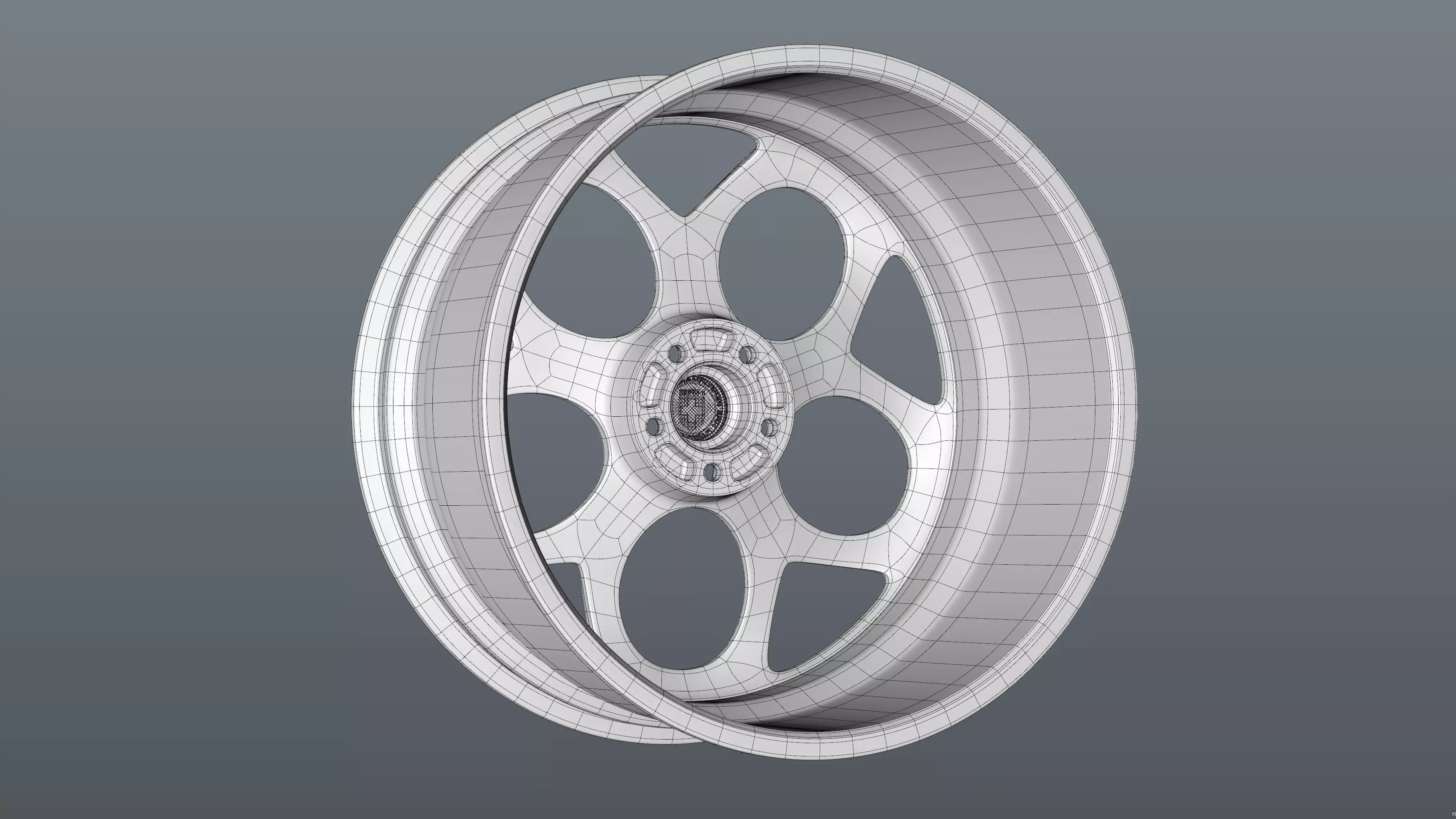 HRE P111SC car rim Low-poly 3D model_25