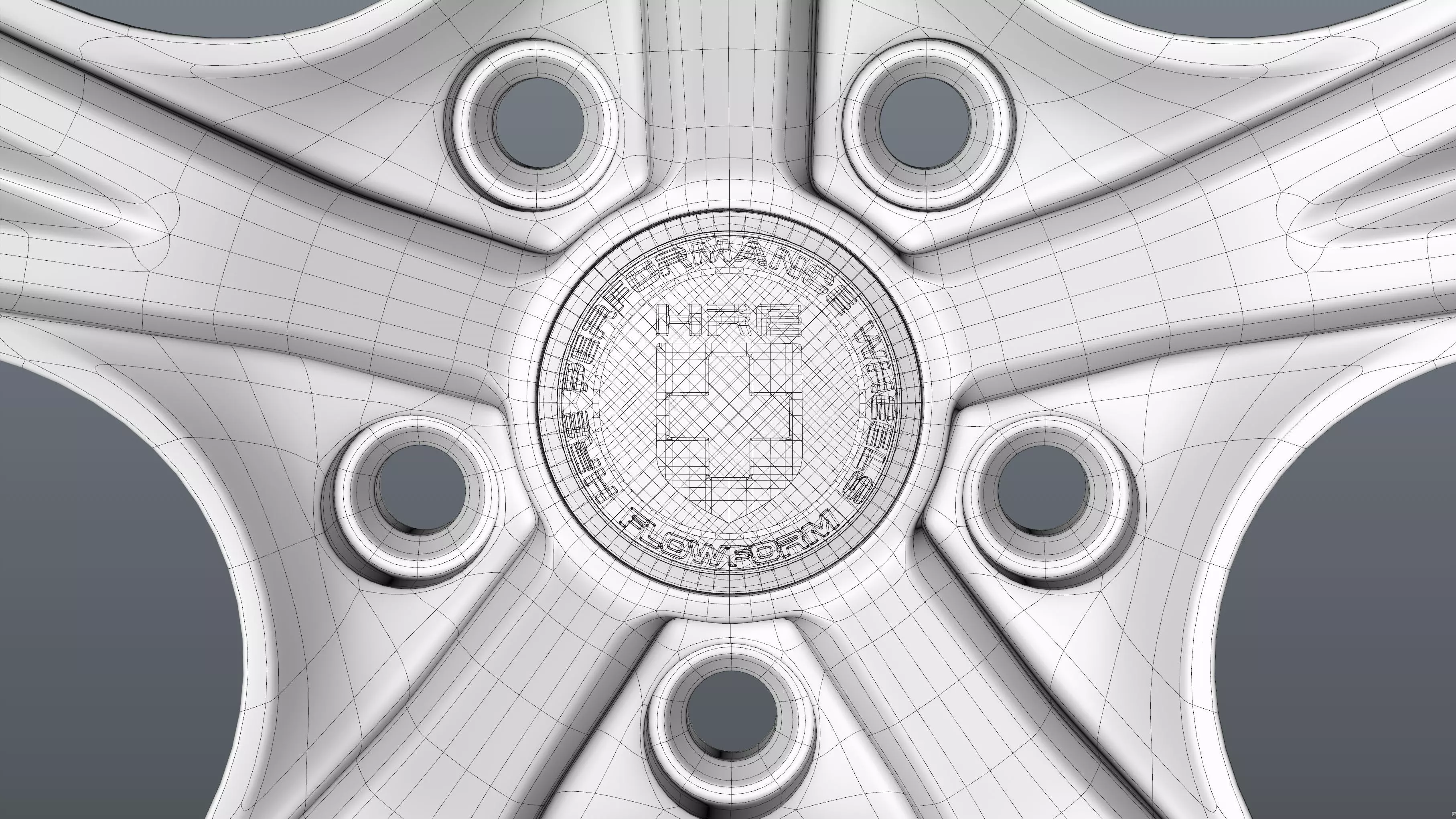 HRE P111SC car rim Low-poly 3D model_29