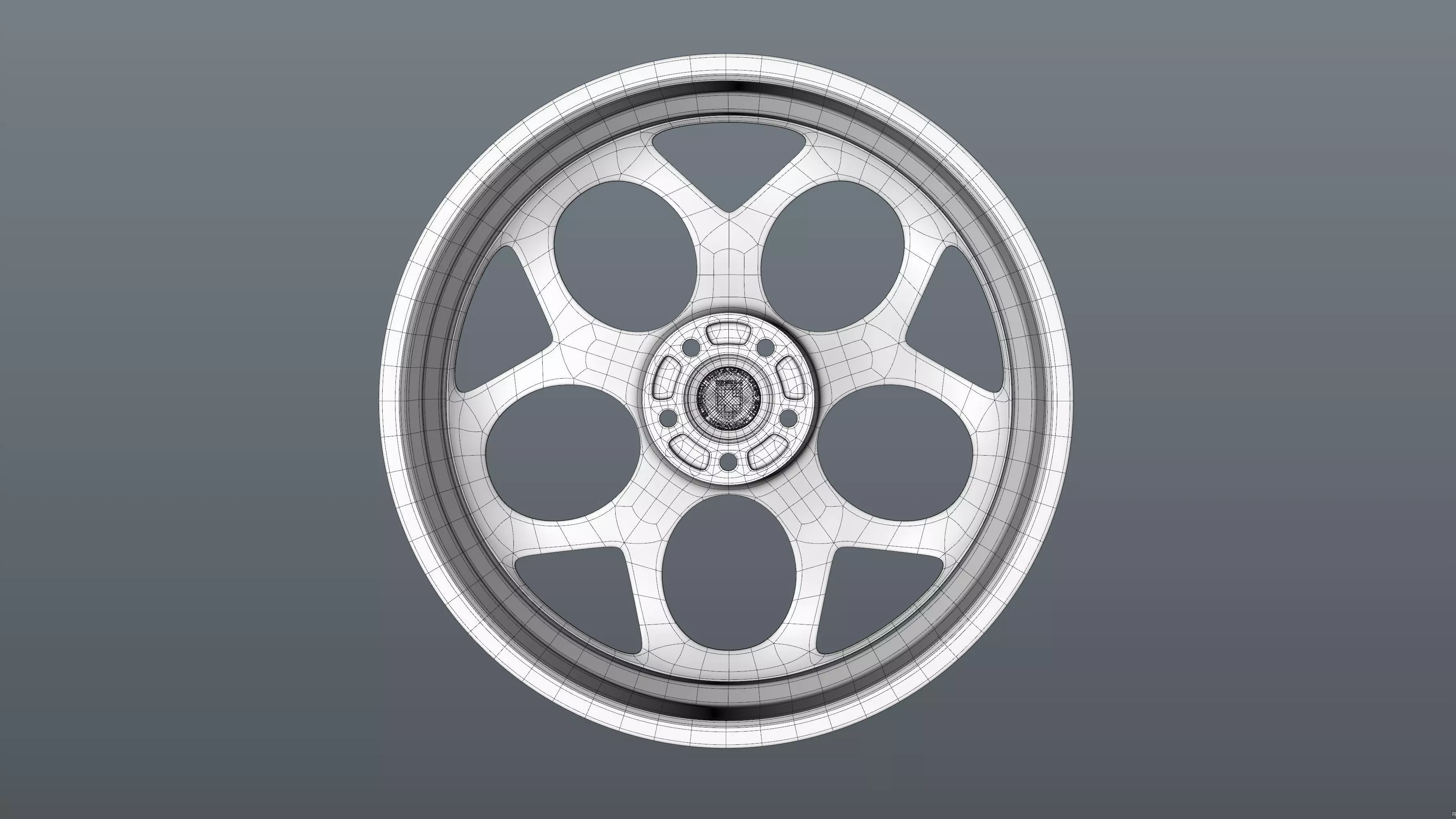 HRE P111SC car rim Low-poly 3D model_26