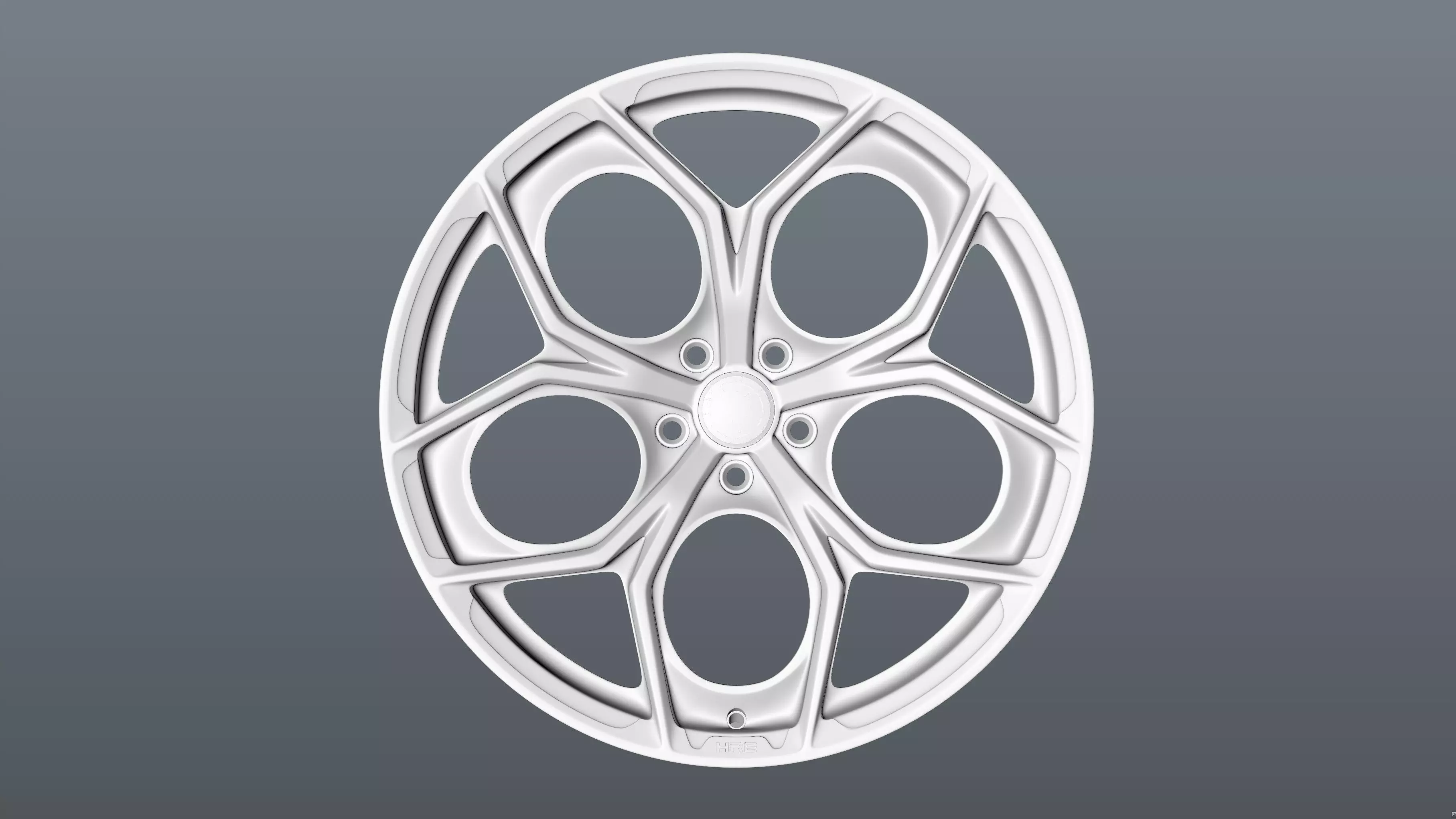 HRE P111SC car rim Low-poly 3D model_12