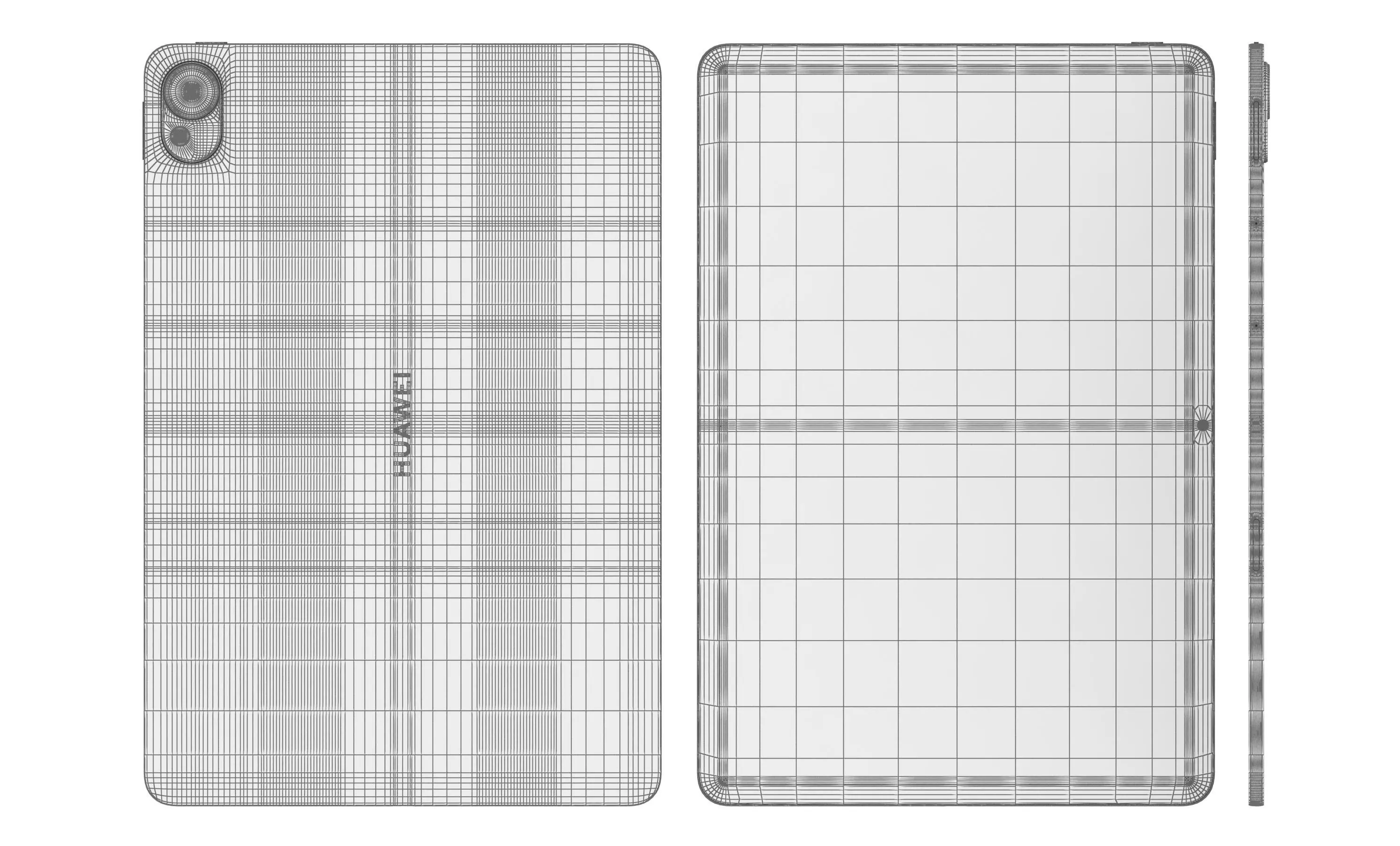 Huawei MatePad 11 5S Deep Space Gray High Poly 3D model_11