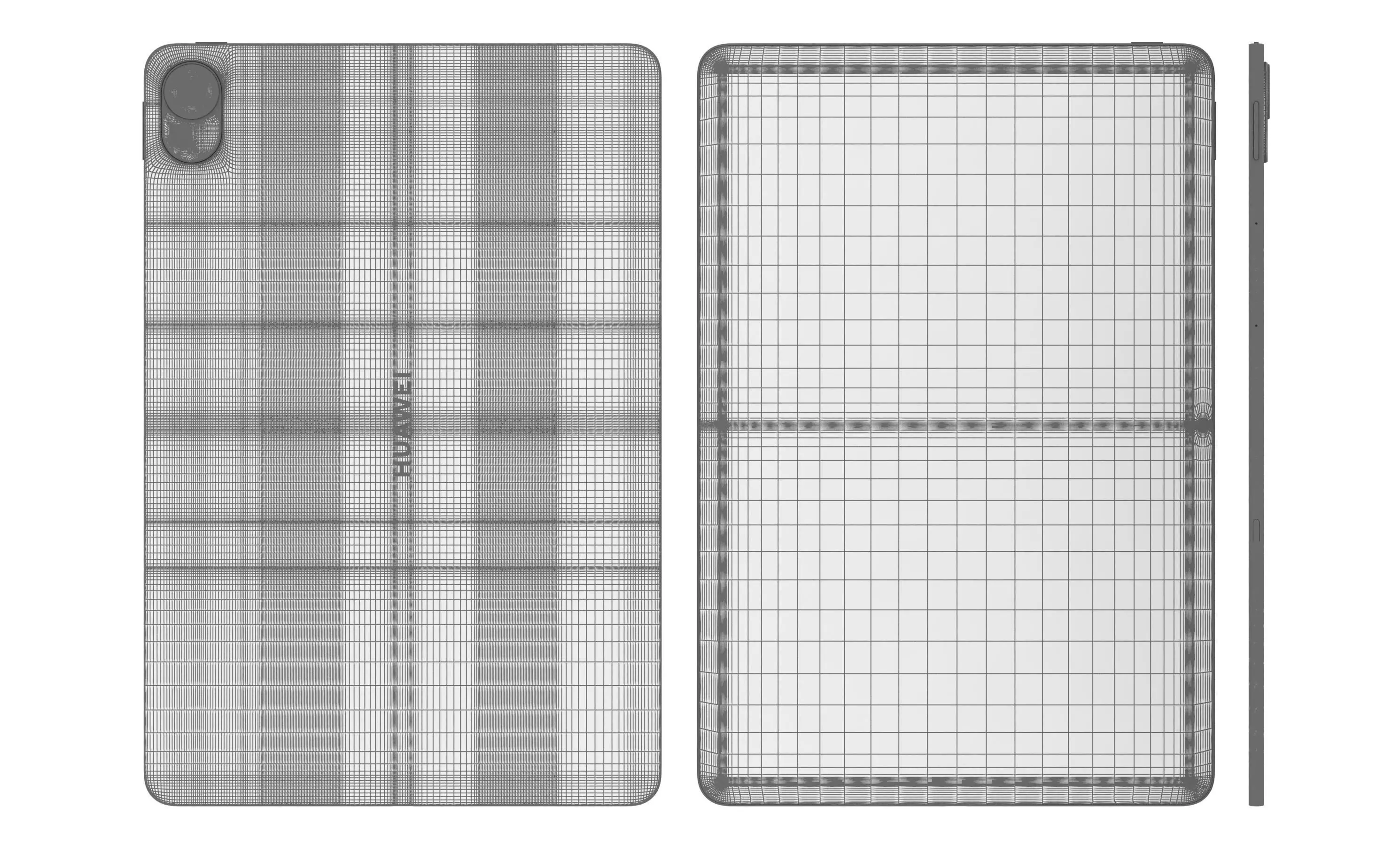 Huawei MatePad 11 5S Deep Space Gray High Poly 3D model_12