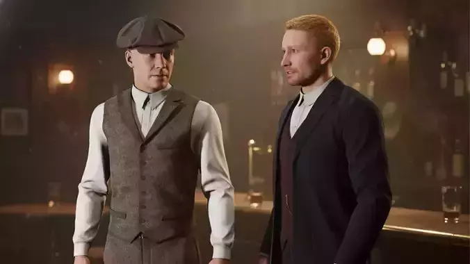 1920s Gangster Outfit Pack for Metahuman Vol 01