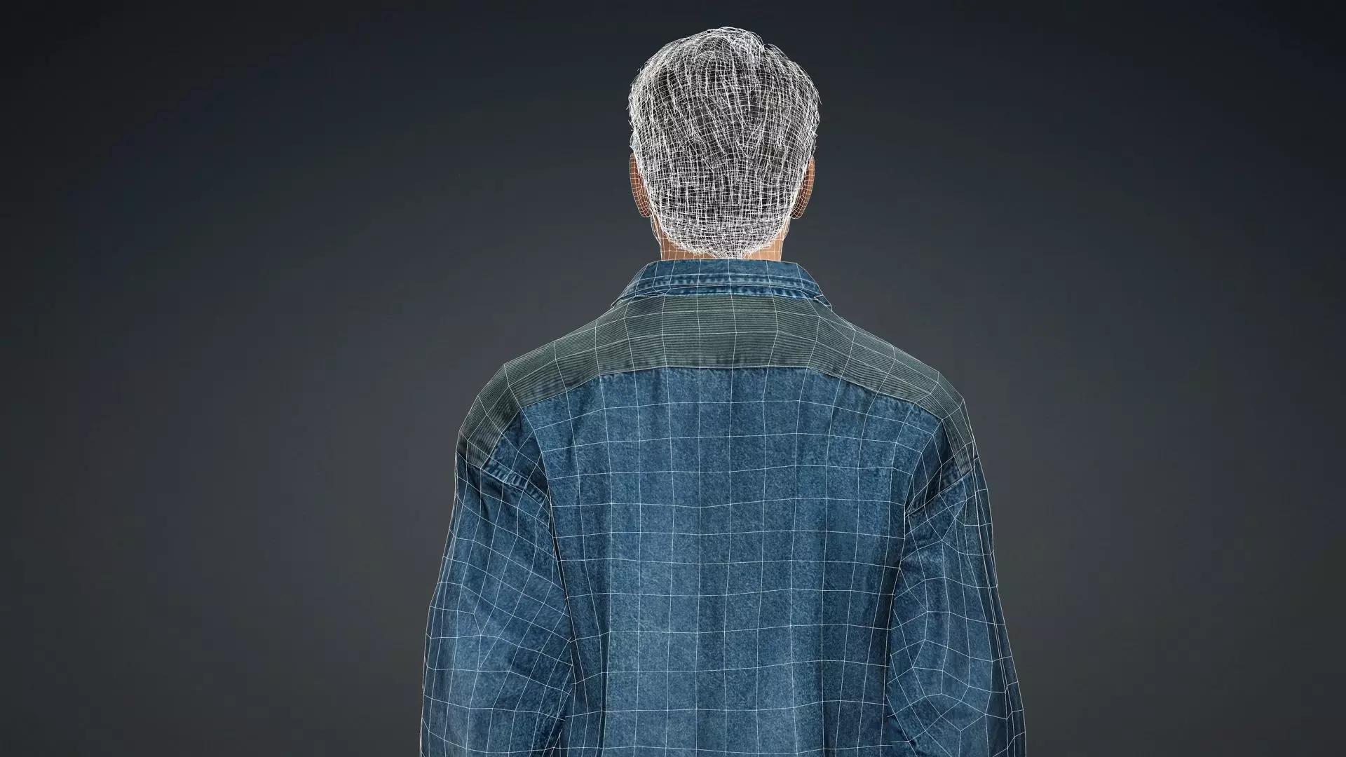 model of a realistic man 3D model_16