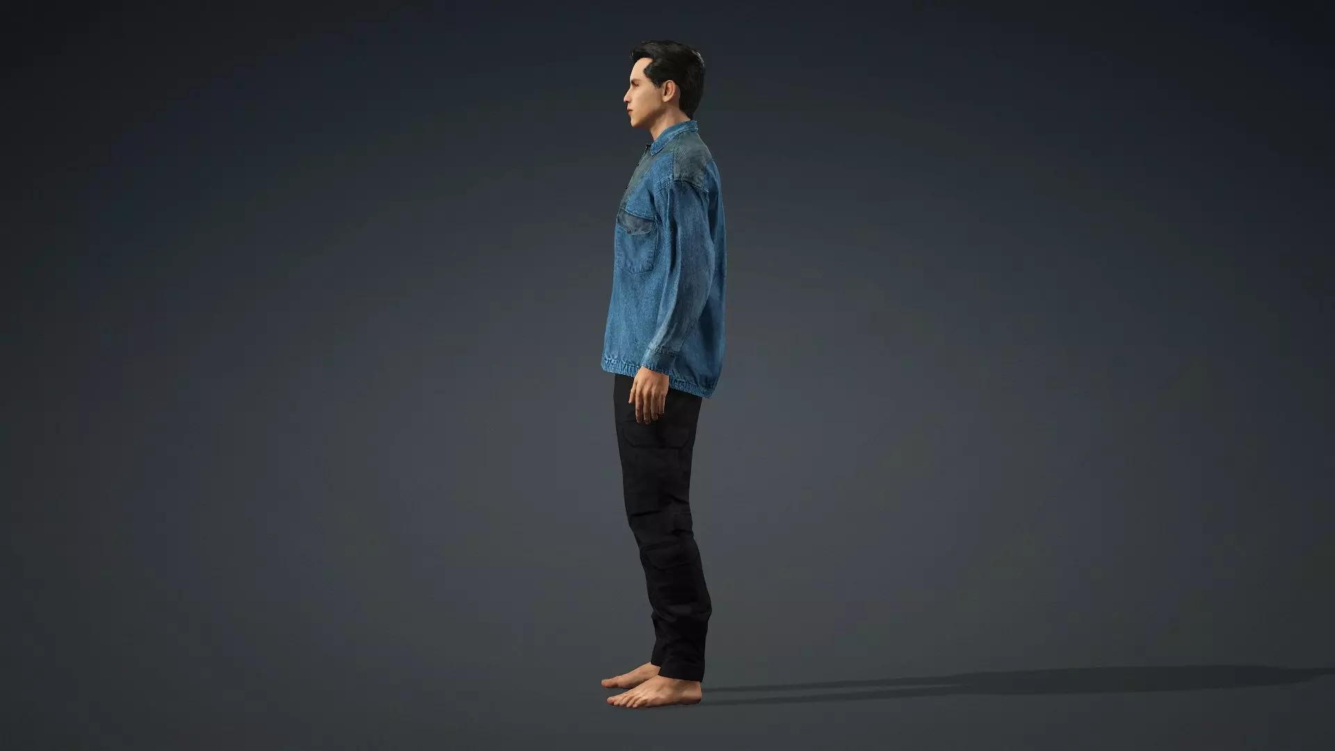 model of a realistic man 3D model_4