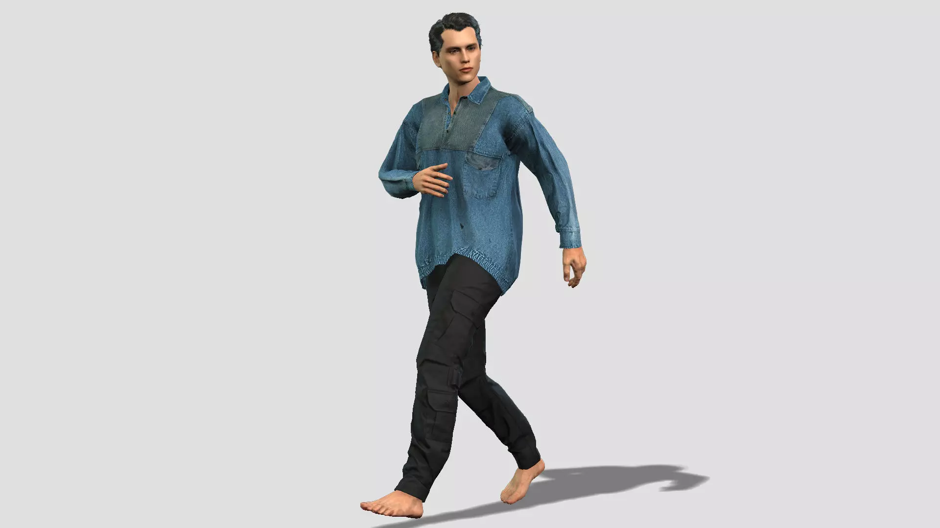 model of a realistic man 3D model_0