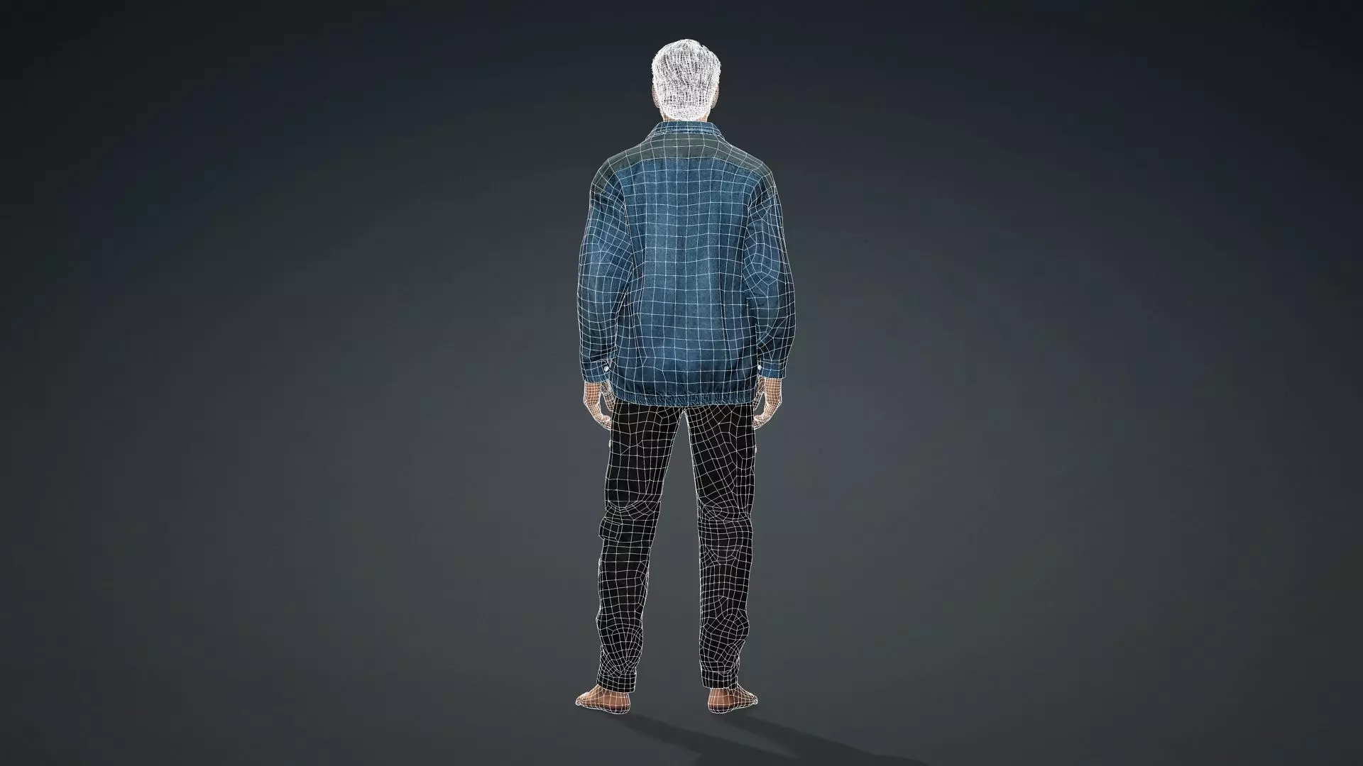 model of a realistic man 3D model_15