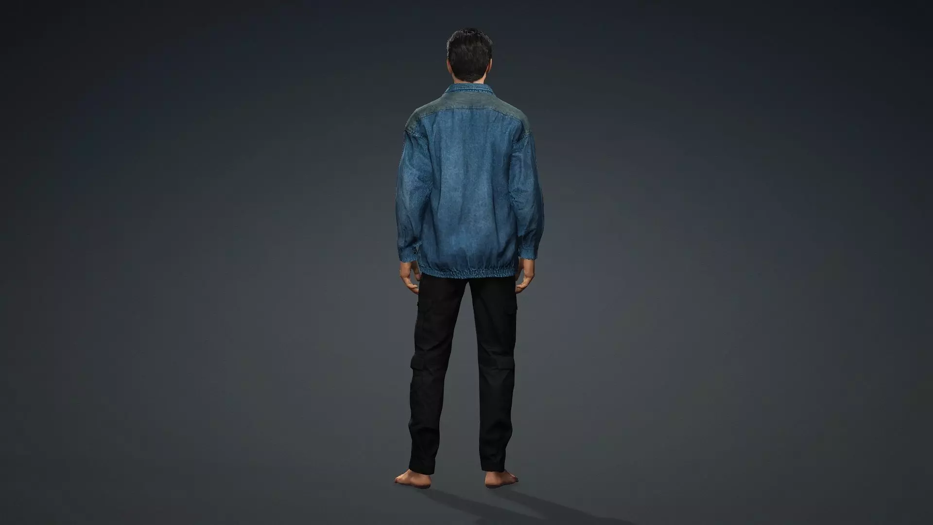model of a realistic man 3D model_5