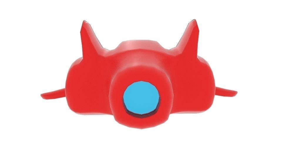 Cp Spaceship Fighter Low-poly 3D model_5