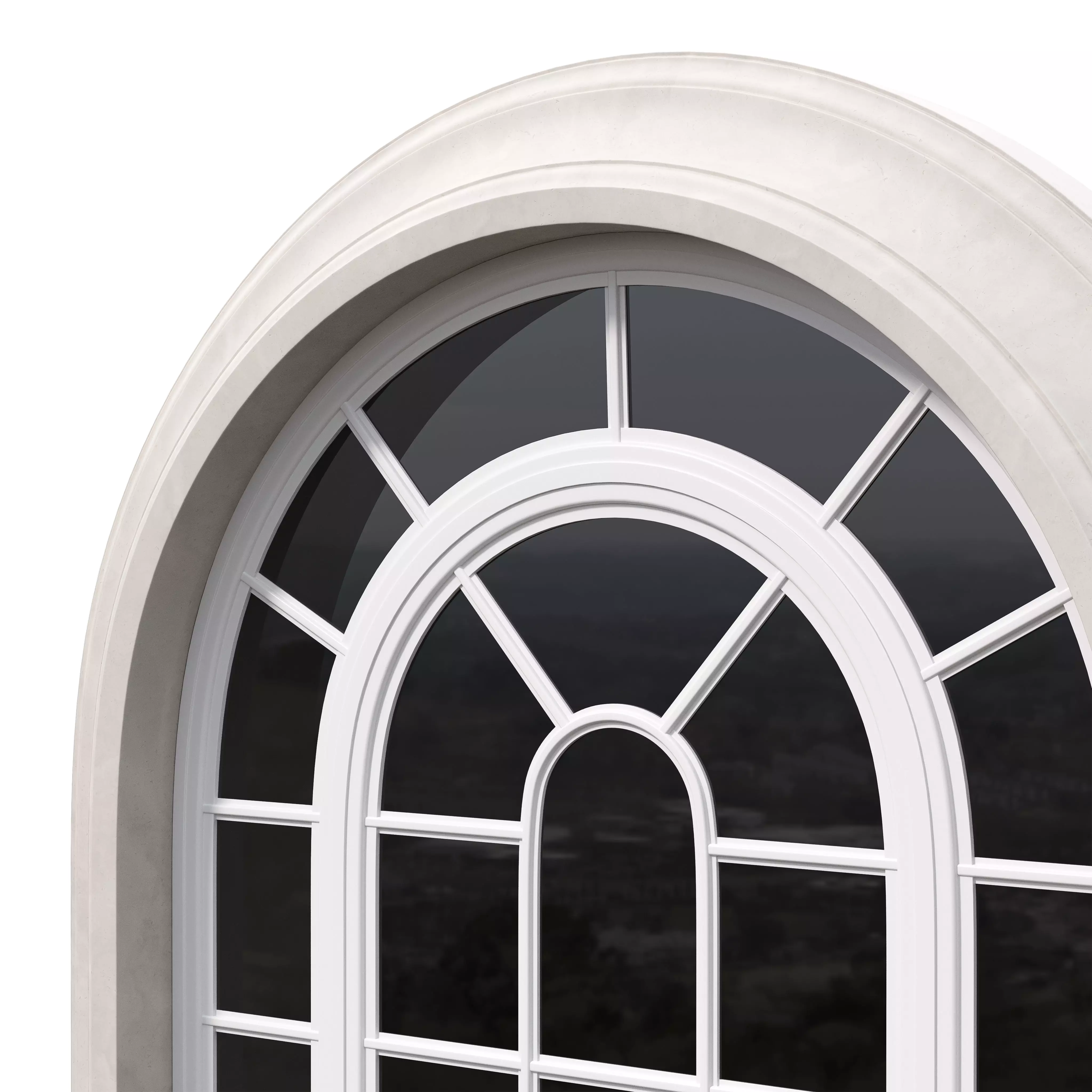 Architectural Classic Window 3D Model 16 3D model_2