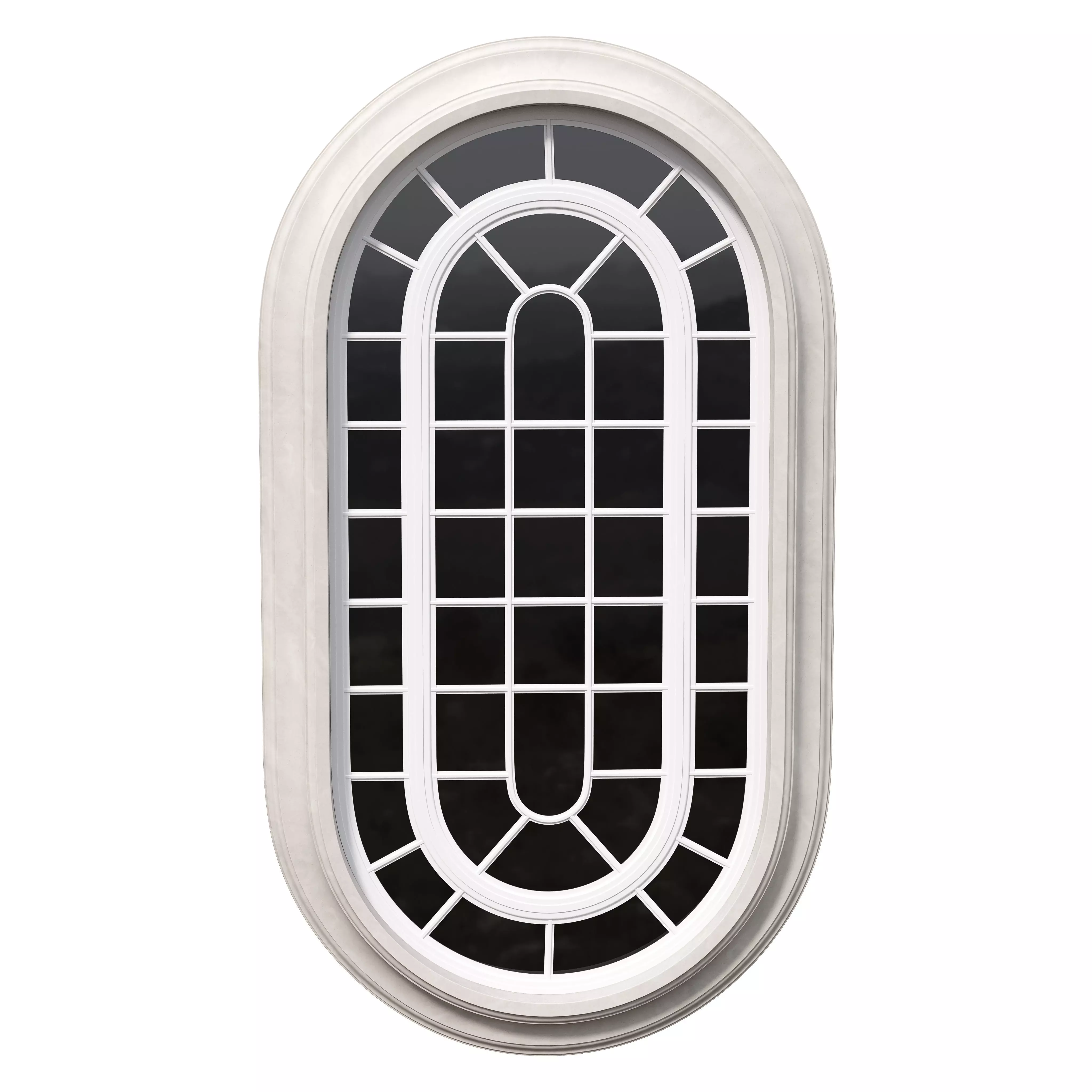 Architectural Classic Window 3D Model 16 3D model_1