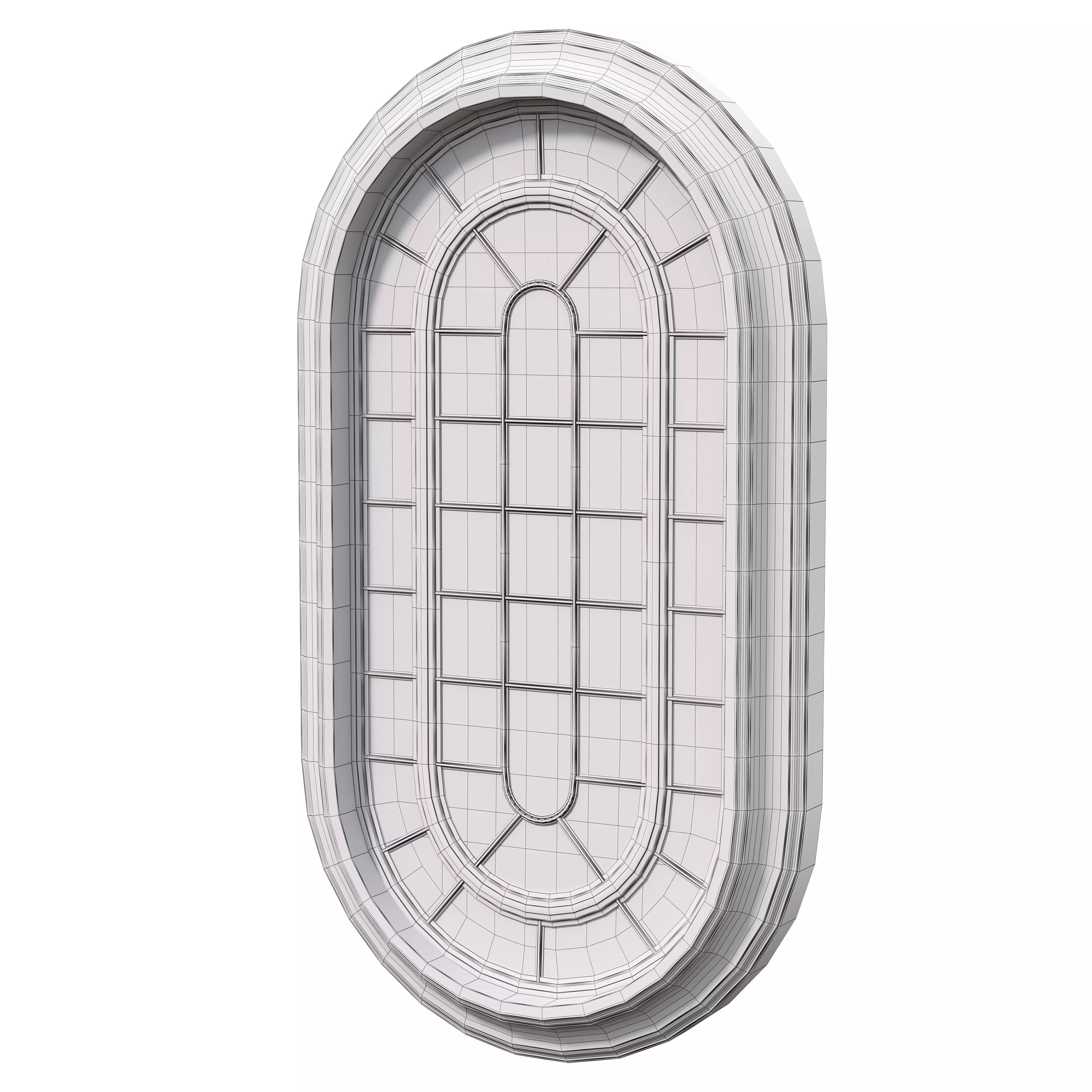 Architectural Classic Window 3D Model 16 3D model_5