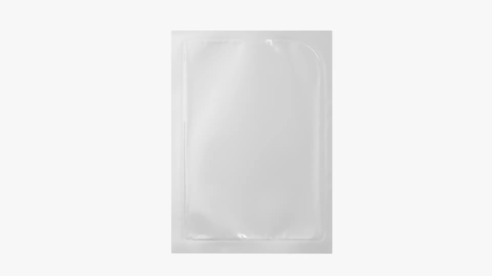 Cosmetic Sachet Mockup 3D model