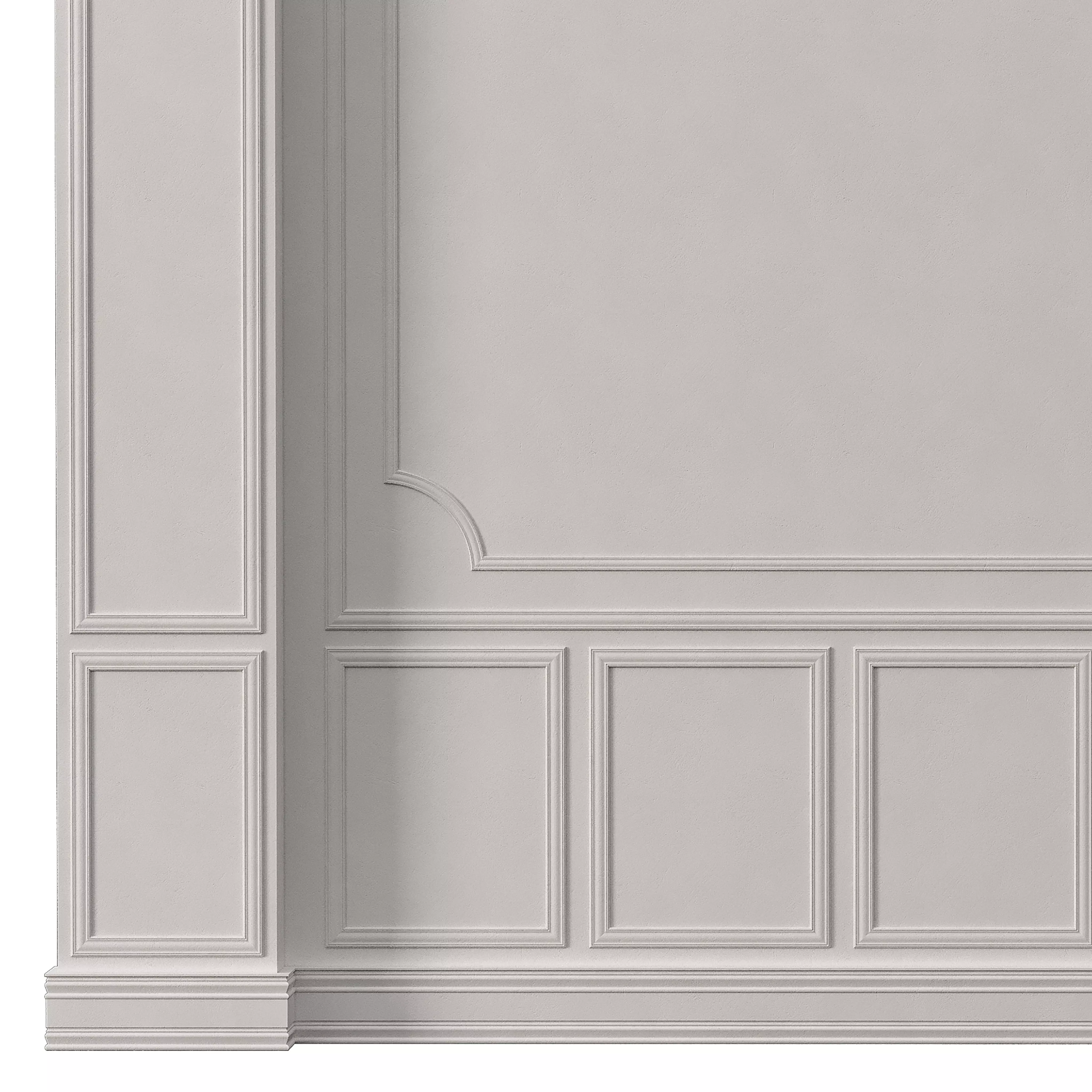 Classic 3D Wall Panel Elegant Design for Interior Decor 15 3D model_6