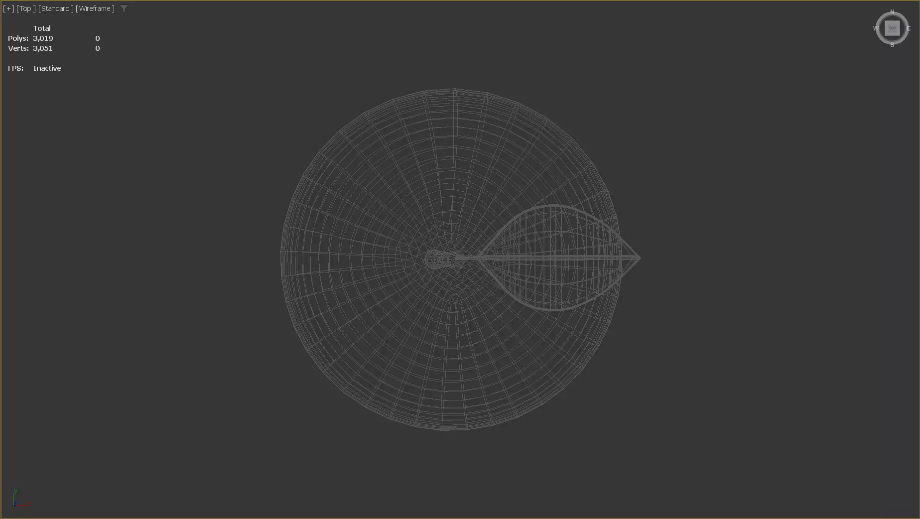 Stylized Low-Poly Apple Low-poly 3D model_17