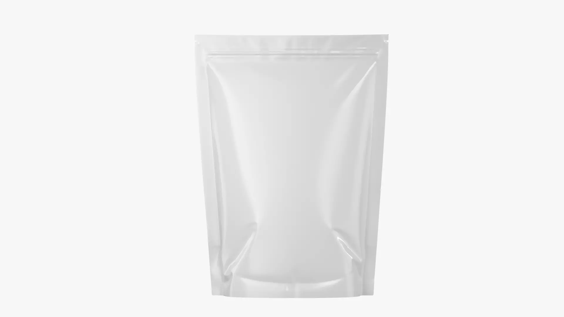 Stand-up Pouch Mockup 3D model