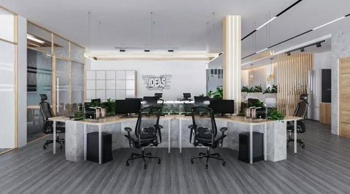 Office Room Interior Model 3D model_5