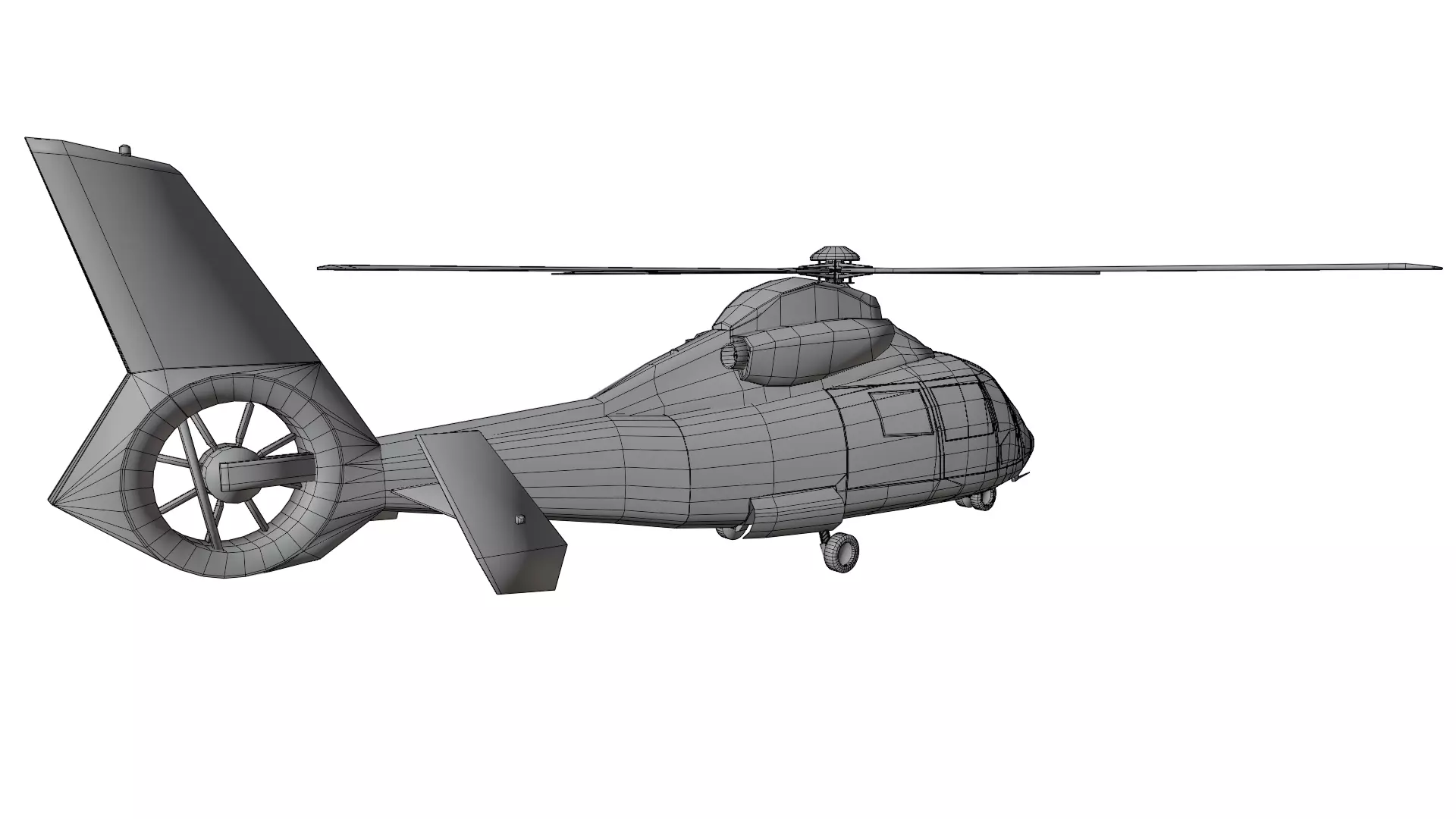 Dolphin Helicopter  Harbin Z-9 3D model_13