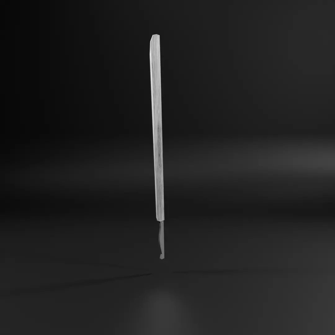 Low- poly Machete game ready  Low-poly 3D model_2