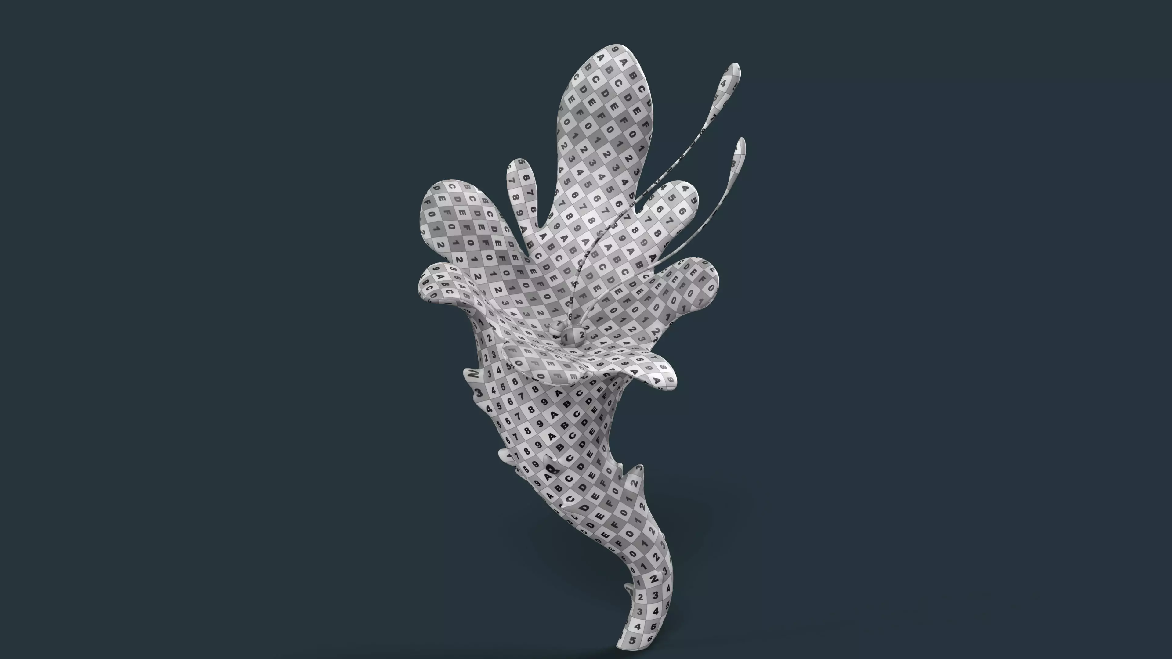 Cartoon Seaweed 01 Low-poly 3D model_17