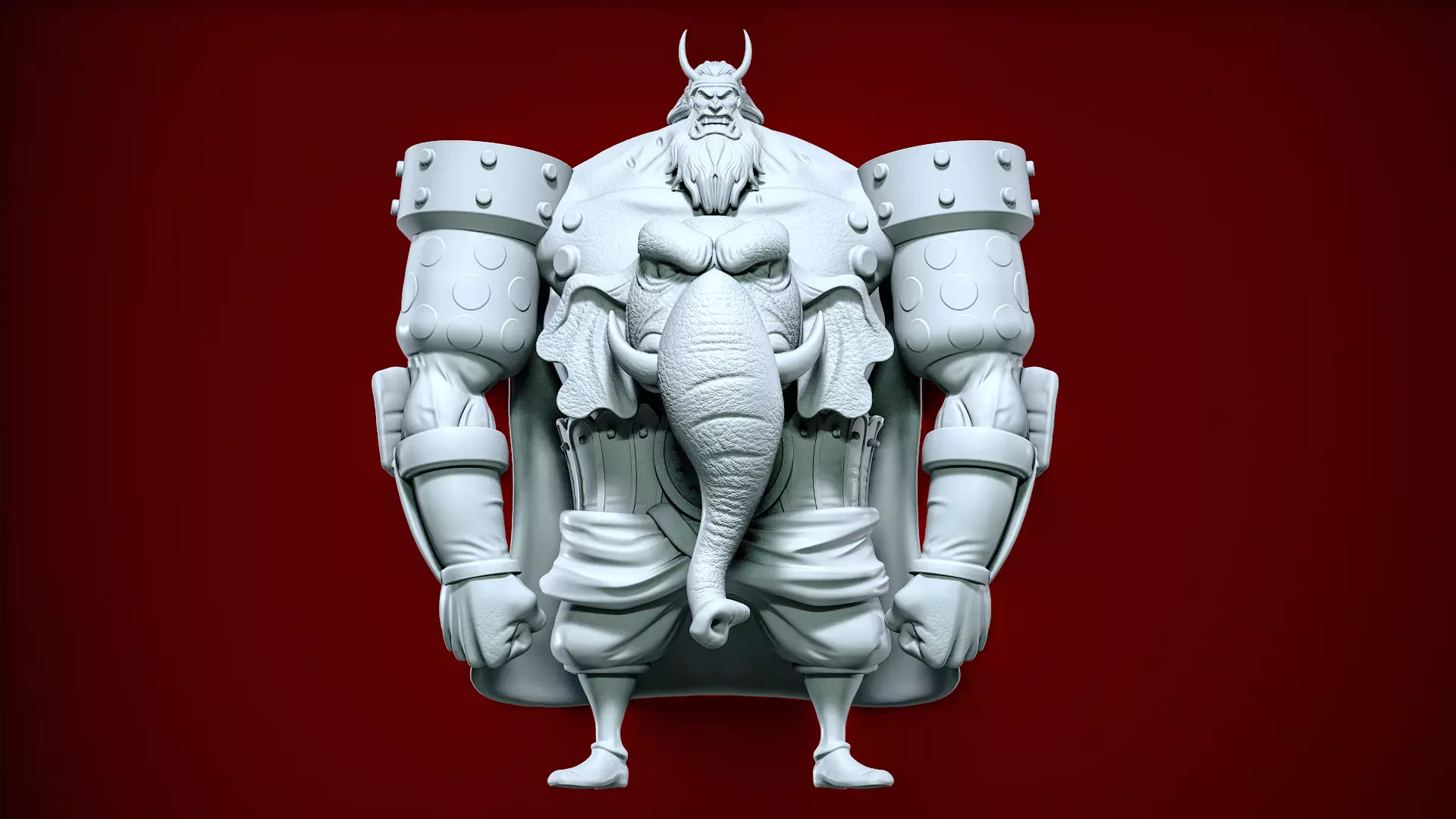 Babanuki - Beasts Pirates - KAIDO pirates - ONE PIECE 3D print model_2
