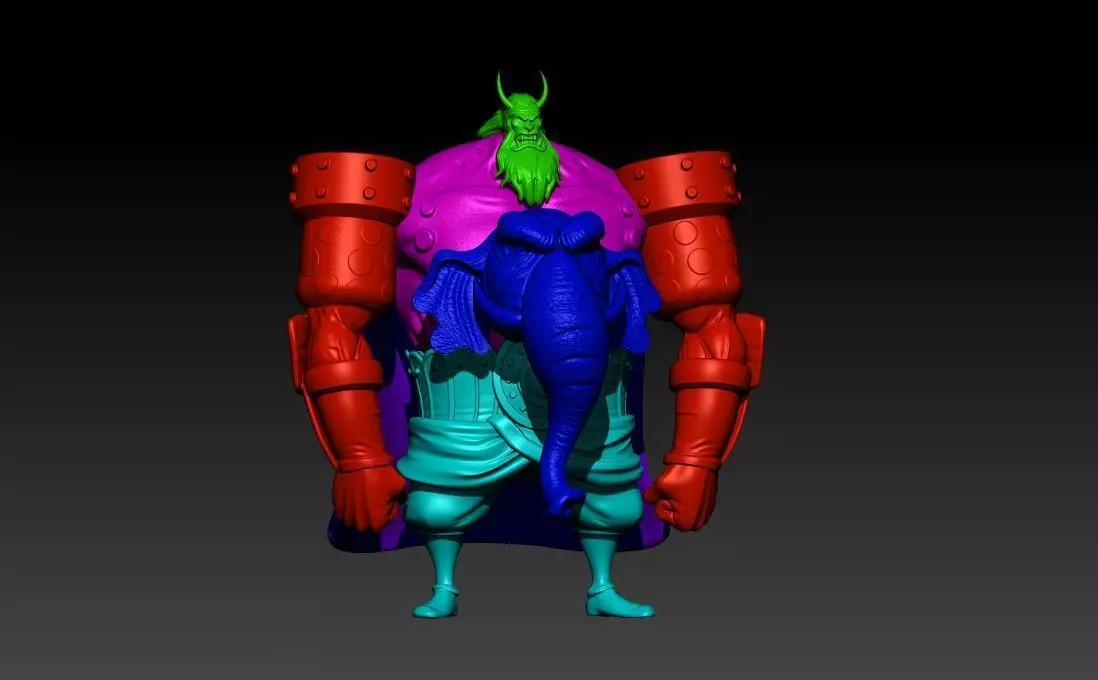 Babanuki - Beasts Pirates - KAIDO pirates - ONE PIECE 3D print model_1