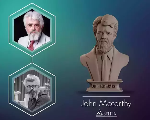 John McCarthy Bust Sculpture