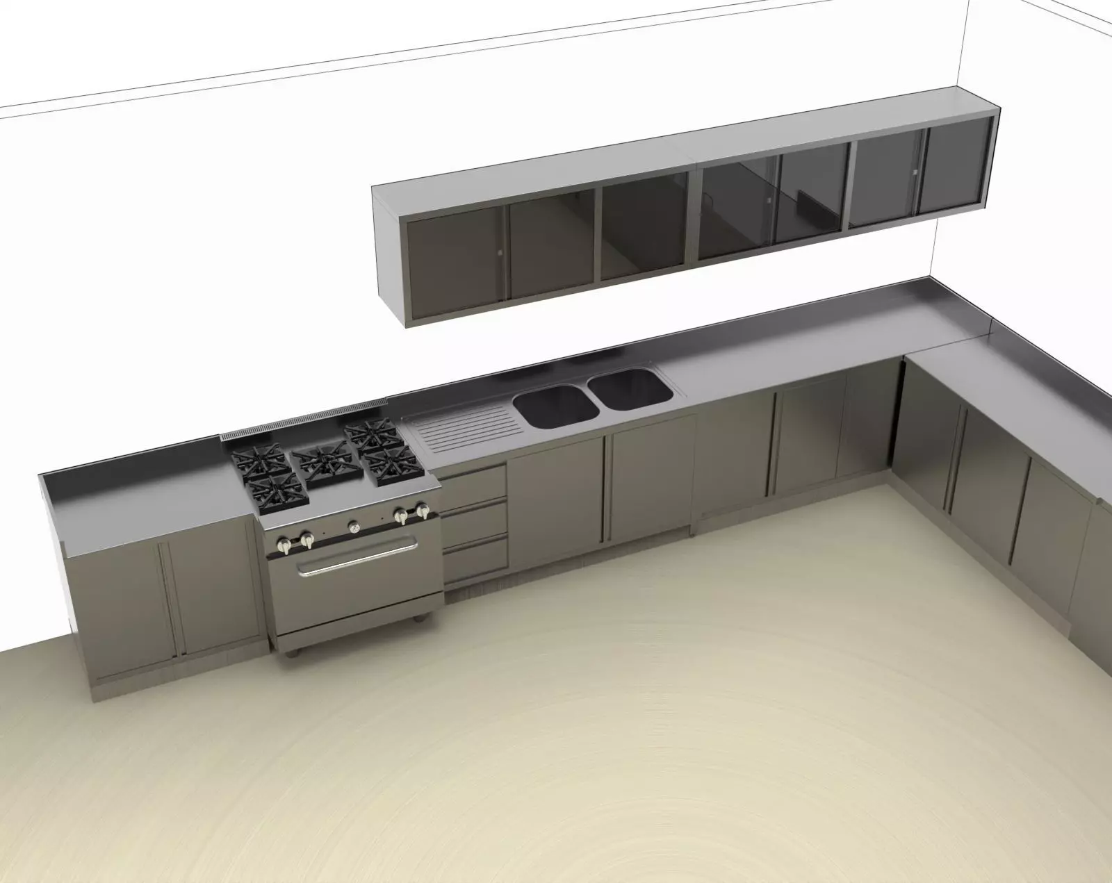 Kitchen 82 3D model_1