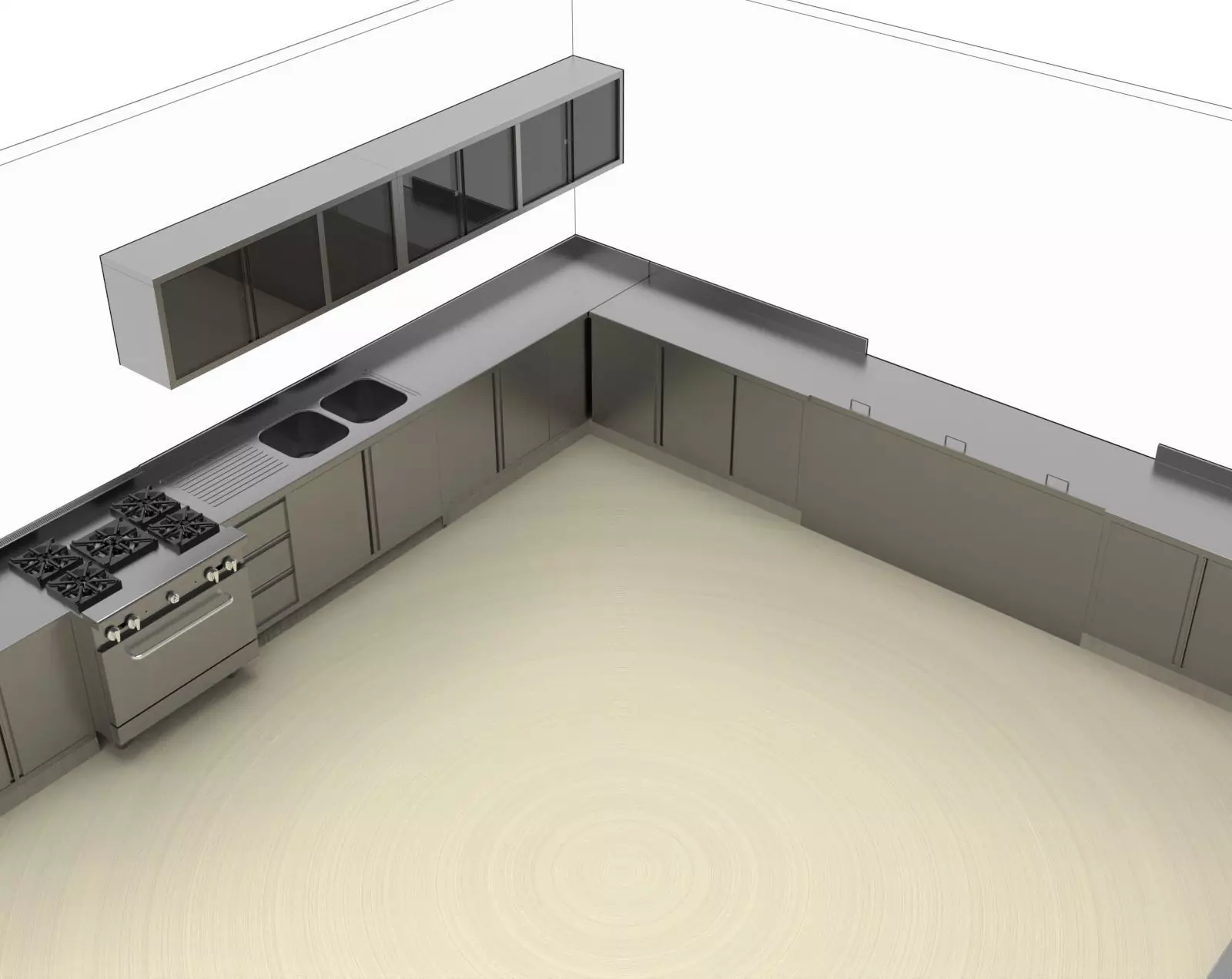 Kitchen 82 3D model_2