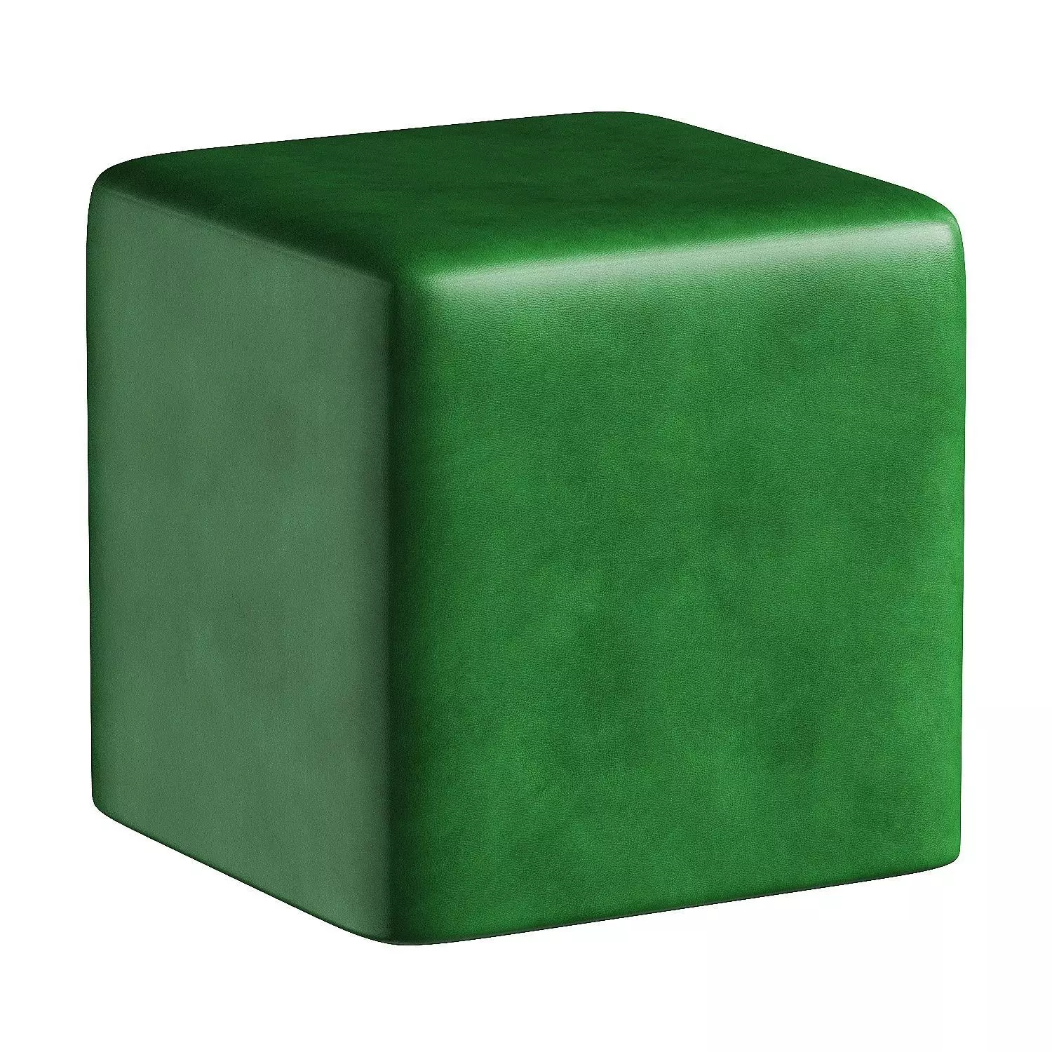 pouf soft cube 3D model_1