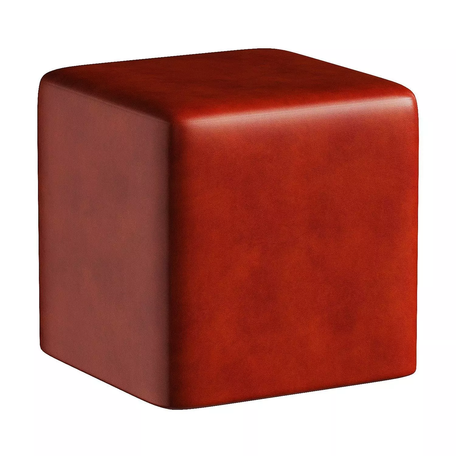 pouf soft cube 3D model_2