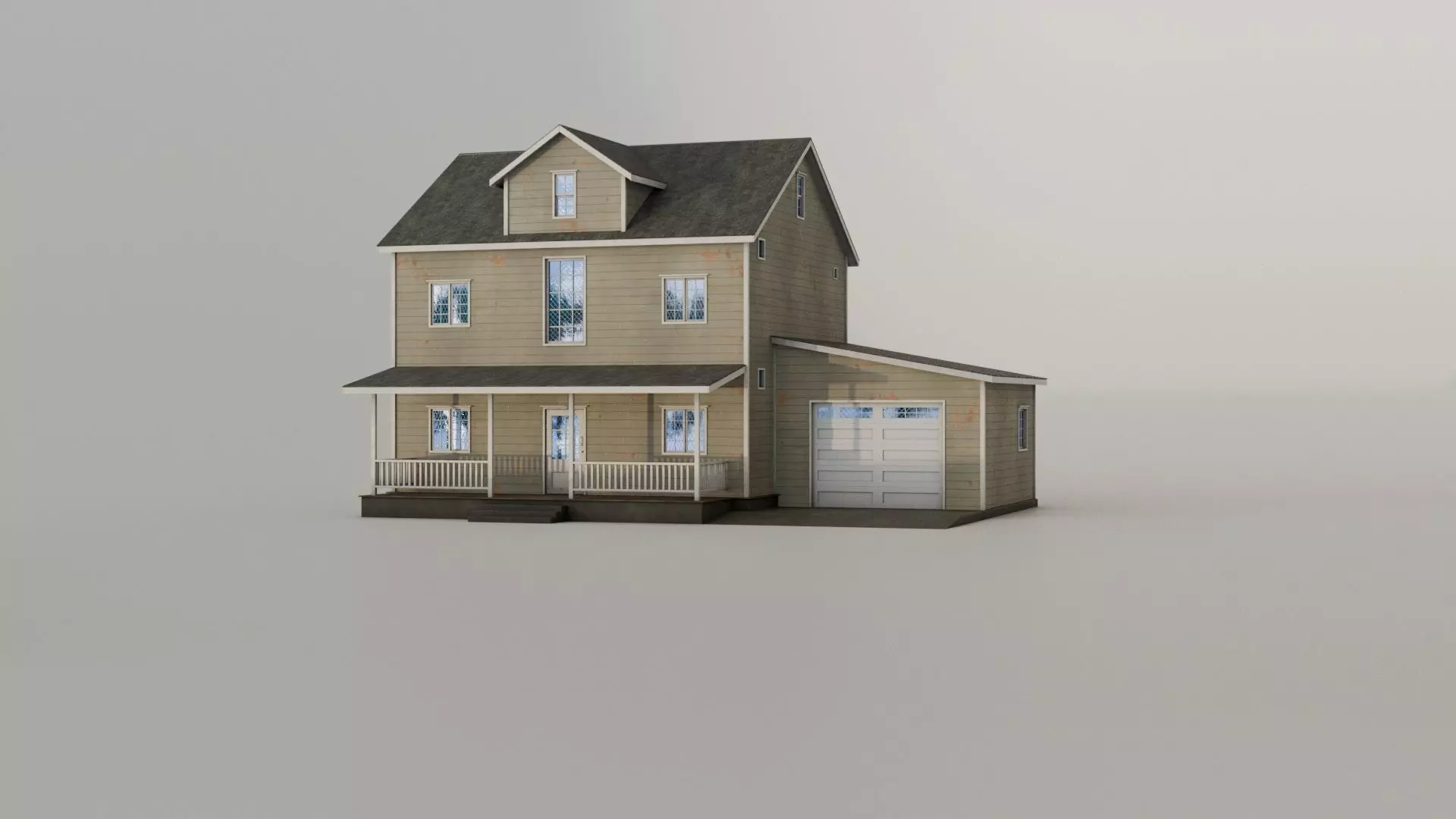 Suburb House Collection 24 high quality town houses 3D model_62