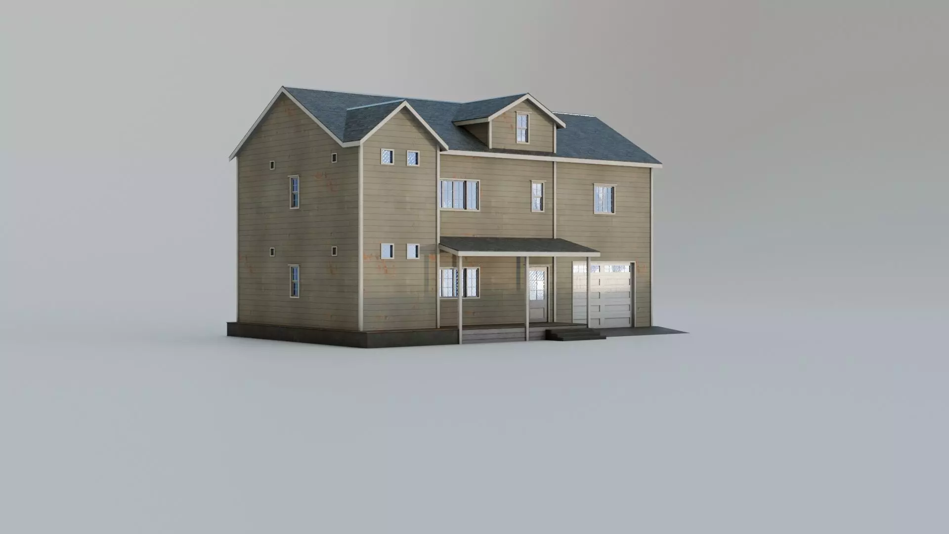 Suburb House Collection 24 high quality town houses 3D model_44