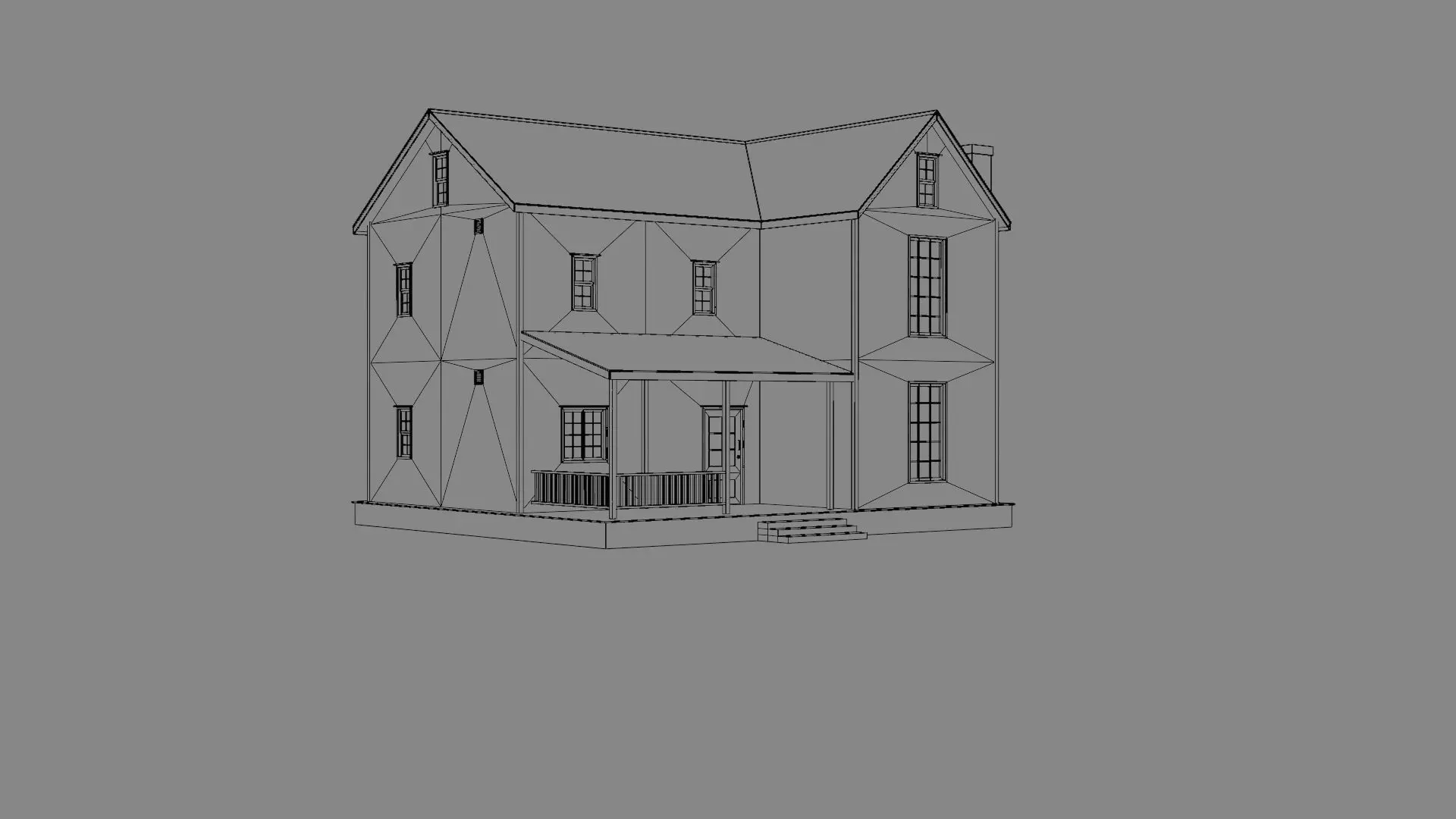 Suburb House Collection 24 high quality town houses 3D model_34