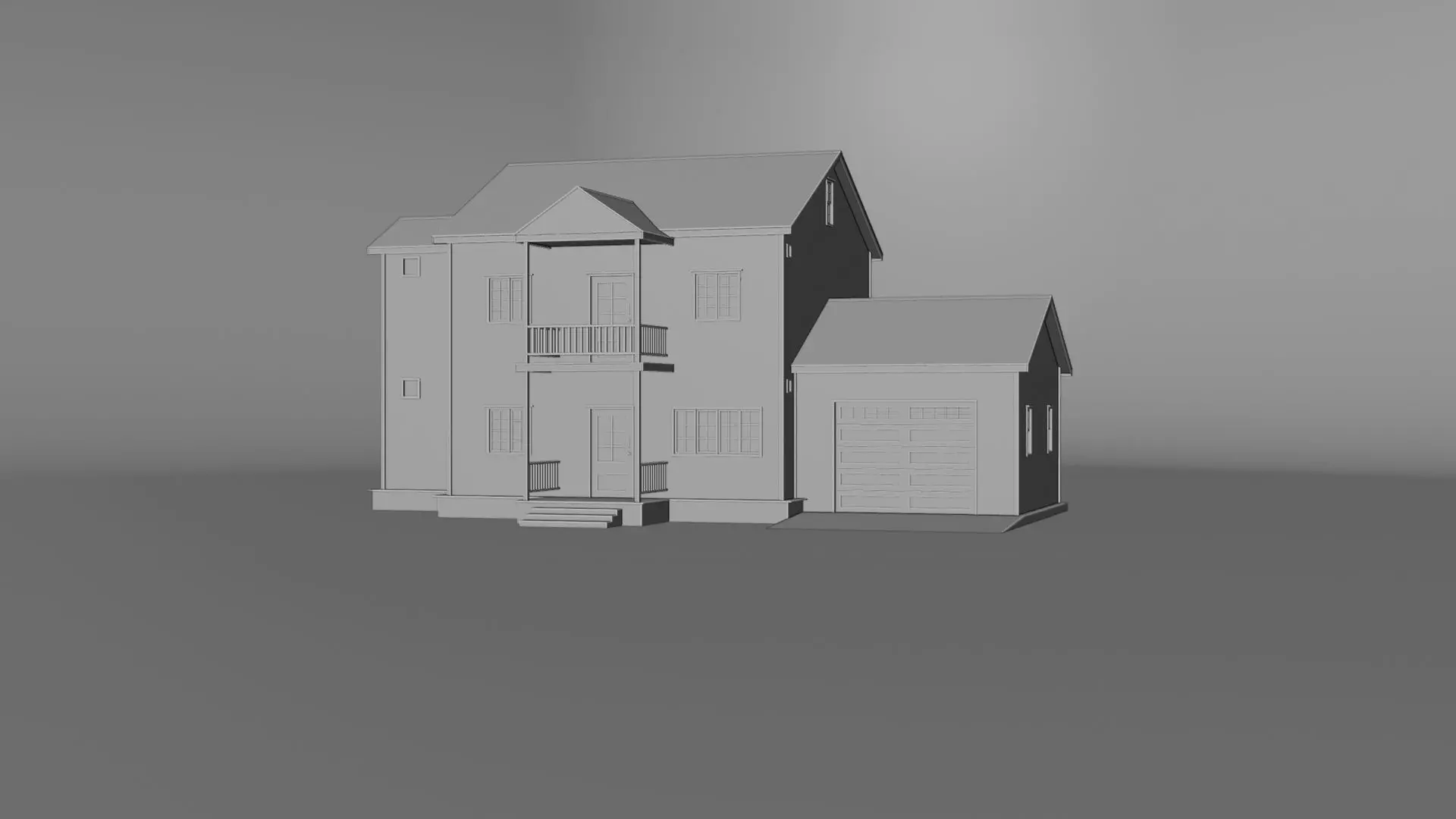Suburb House Collection 24 high quality town houses 3D model_57