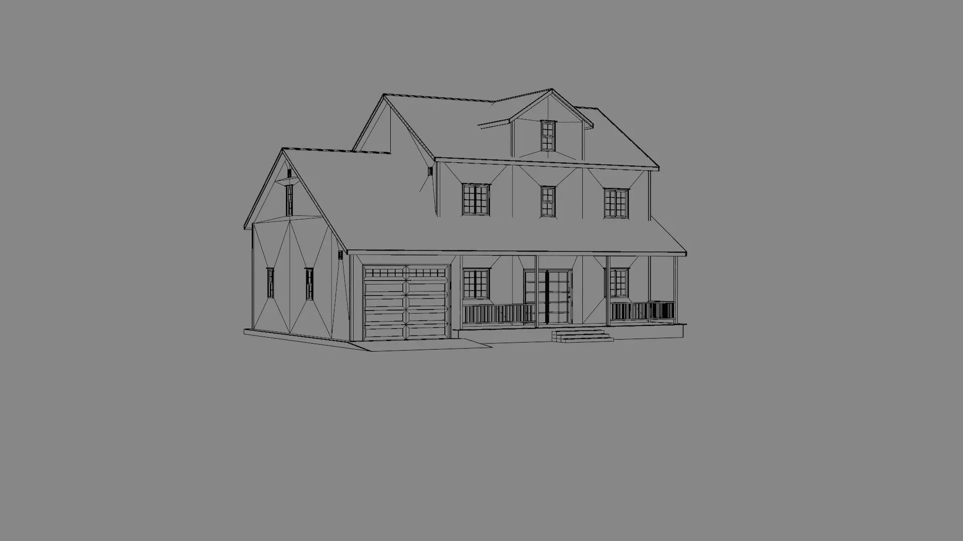 Suburb House Collection 24 high quality town houses 3D model_70