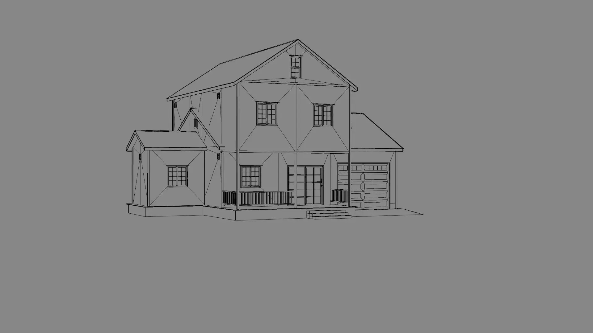 Suburb House Collection 24 high quality town houses 3D model_73