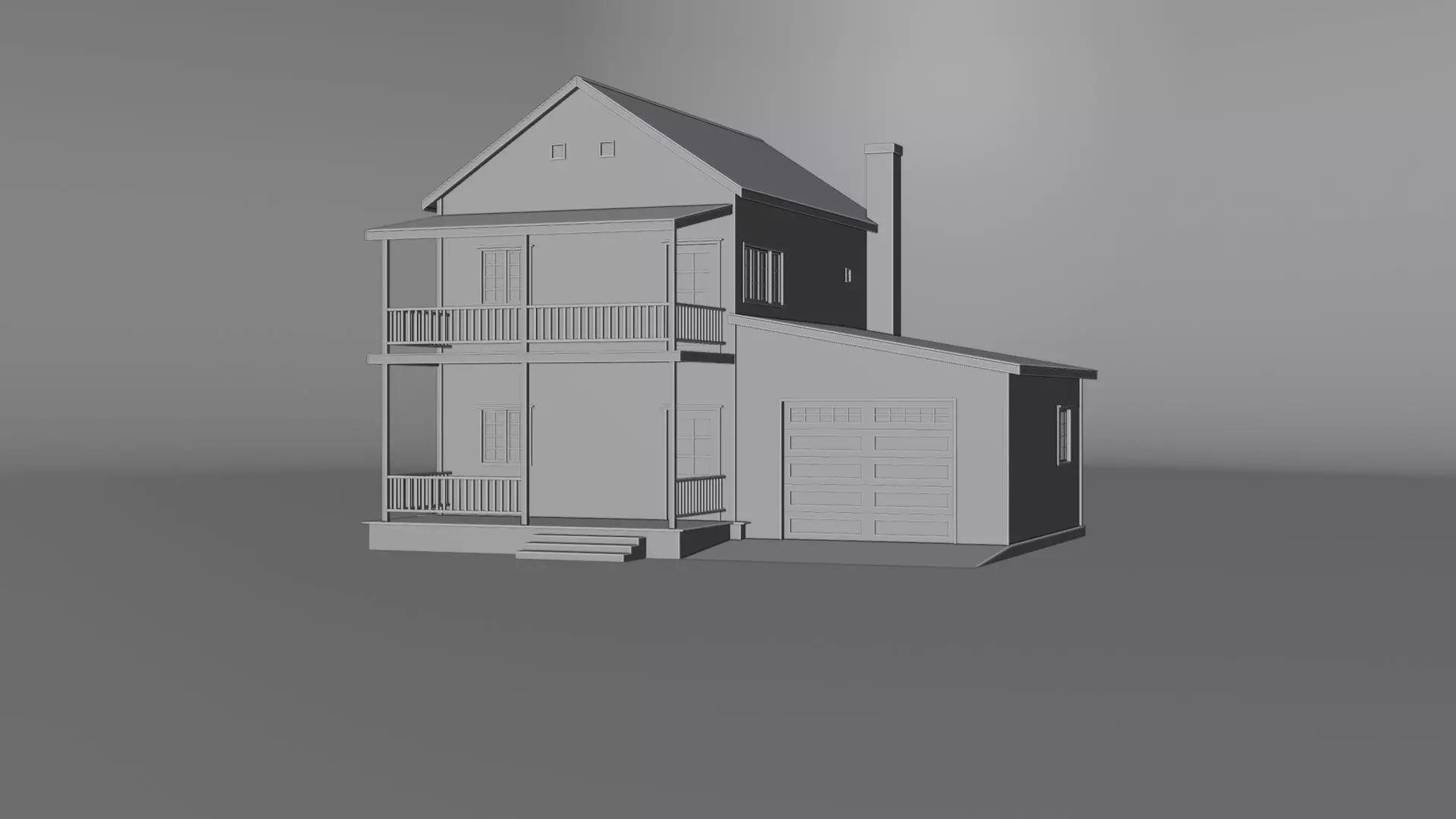 Suburb House Collection 24 high quality town houses 3D model_48