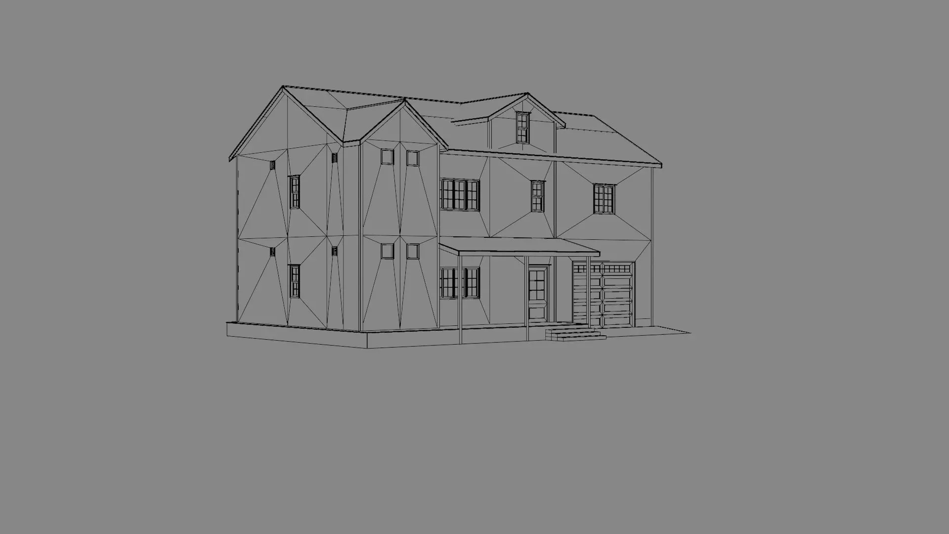 Suburb House Collection 24 high quality town houses 3D model_46